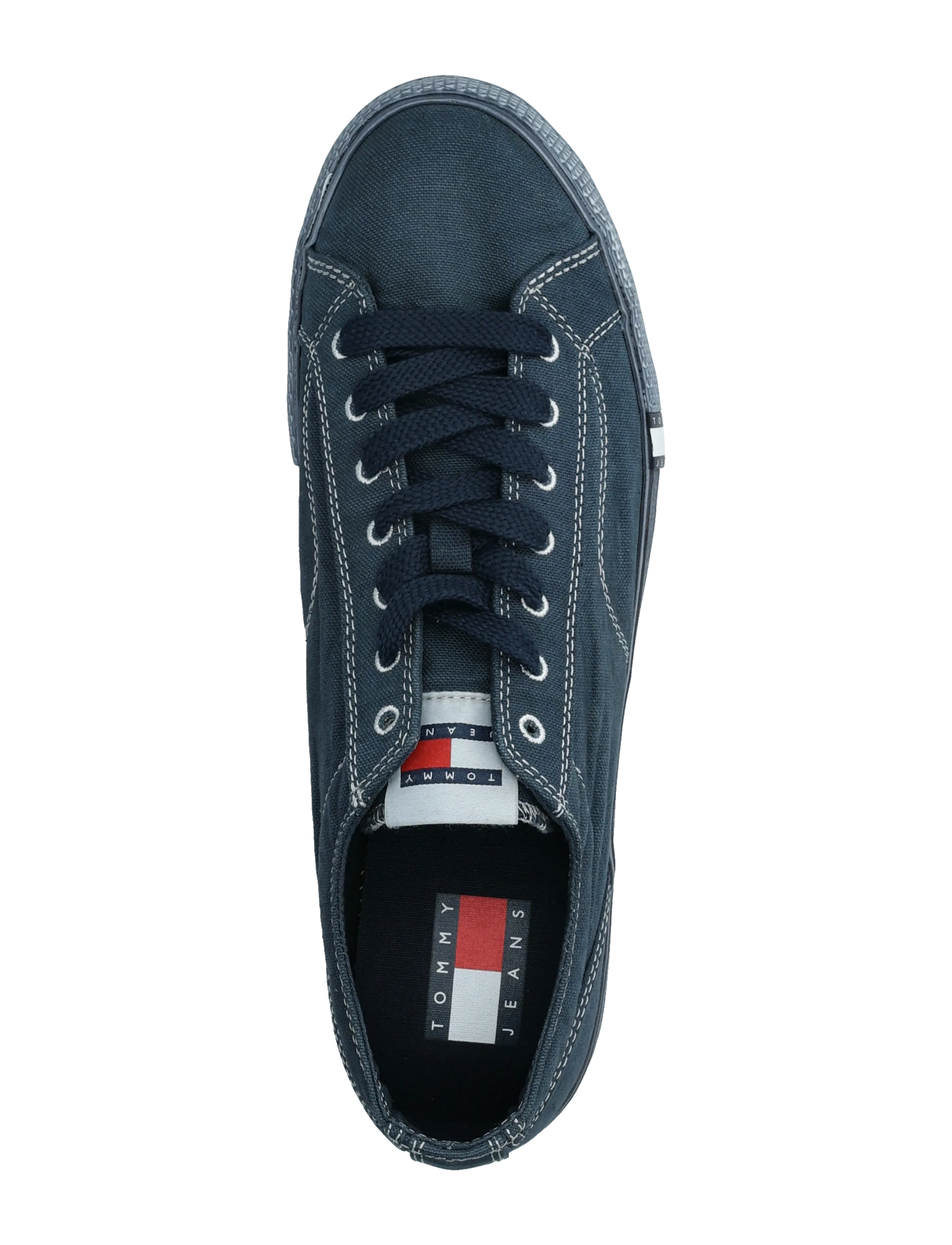 Tommy Hilfiger - ARCHIVE VULC. Y2K  WASHED CANVAS - lave sneakers - dark night navy - 3