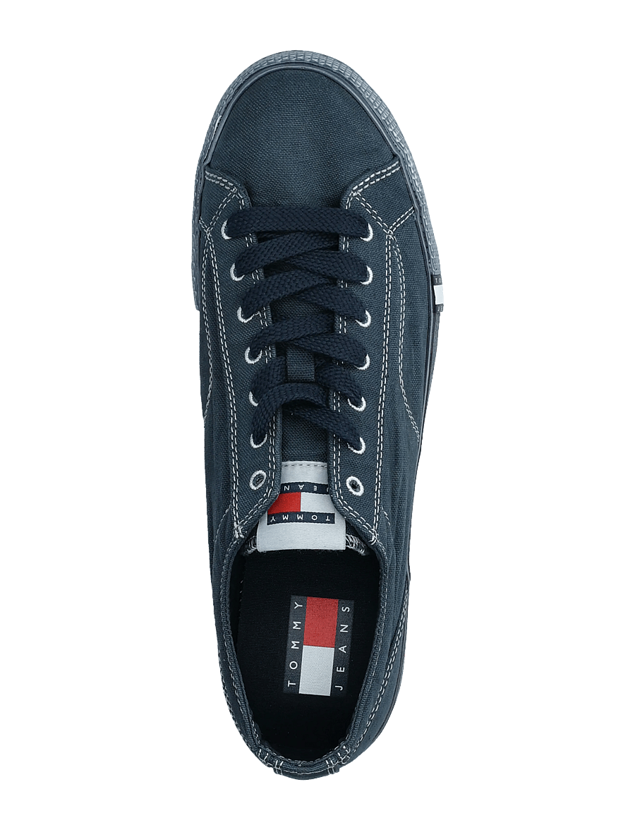 Tommy Hilfiger - ARCHIVE VULC. Y2K WASHED CANVAS - niedriger schnitt - dark night navy - 3