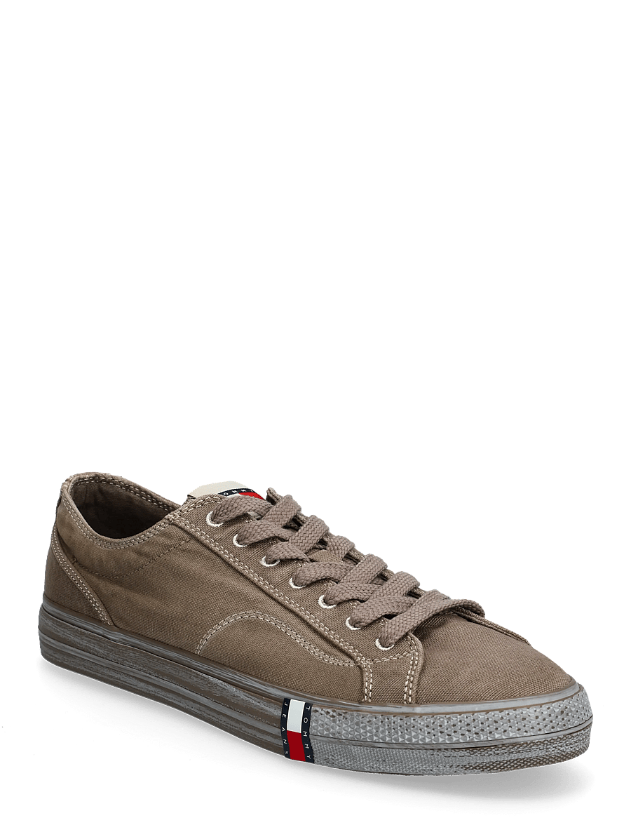 Tommy Hilfiger - ARCHIVE VULC. Y2K WASHED CANVAS - low-top sneaker - dusty brown - 0