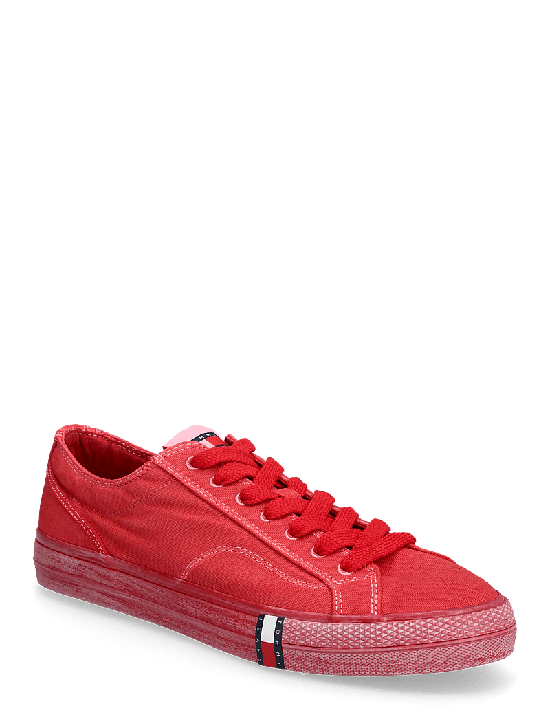 Tommy Hilfiger - ARCHIVE VULC. Y2K WASHED CANVAS - madala säärega tossud - sapphire red - 0