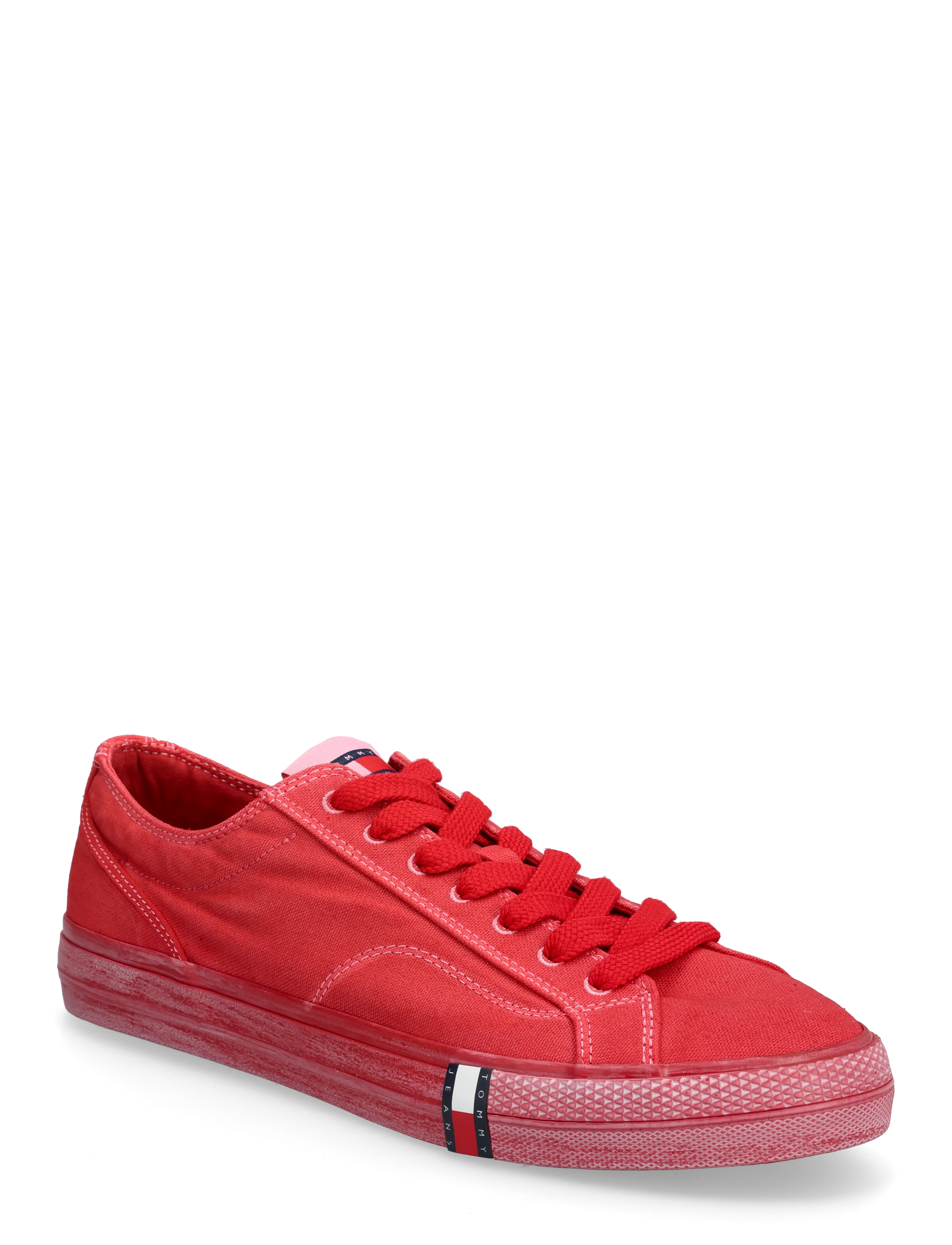 Tommy Hilfiger ARCHIVE VULC. Y2K  WASHED CANVAS - Sko - SAPPHIRE RED / red