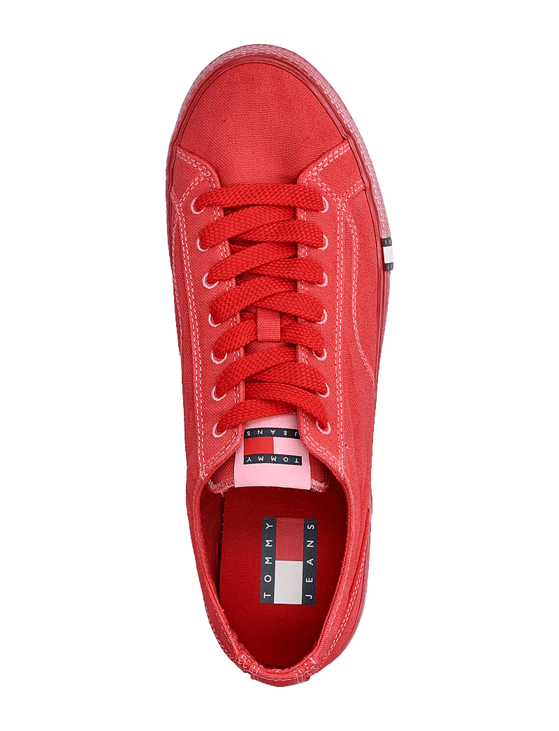 Tommy Hilfiger - ARCHIVE VULC. Y2K WASHED CANVAS - madala säärega tossud - sapphire red - 3