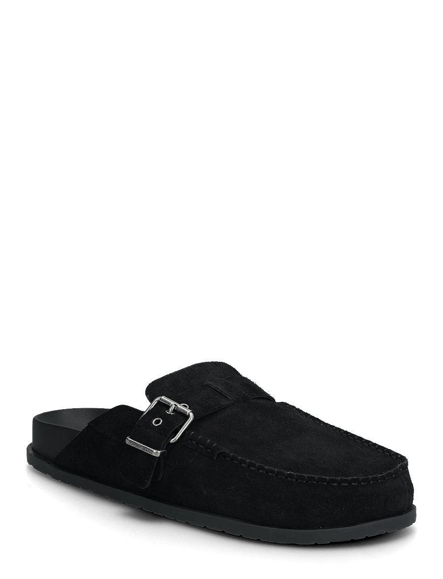 Tommy Hilfiger - BIND MULE WASHED SUEDE - shop efter anledning - black - 0