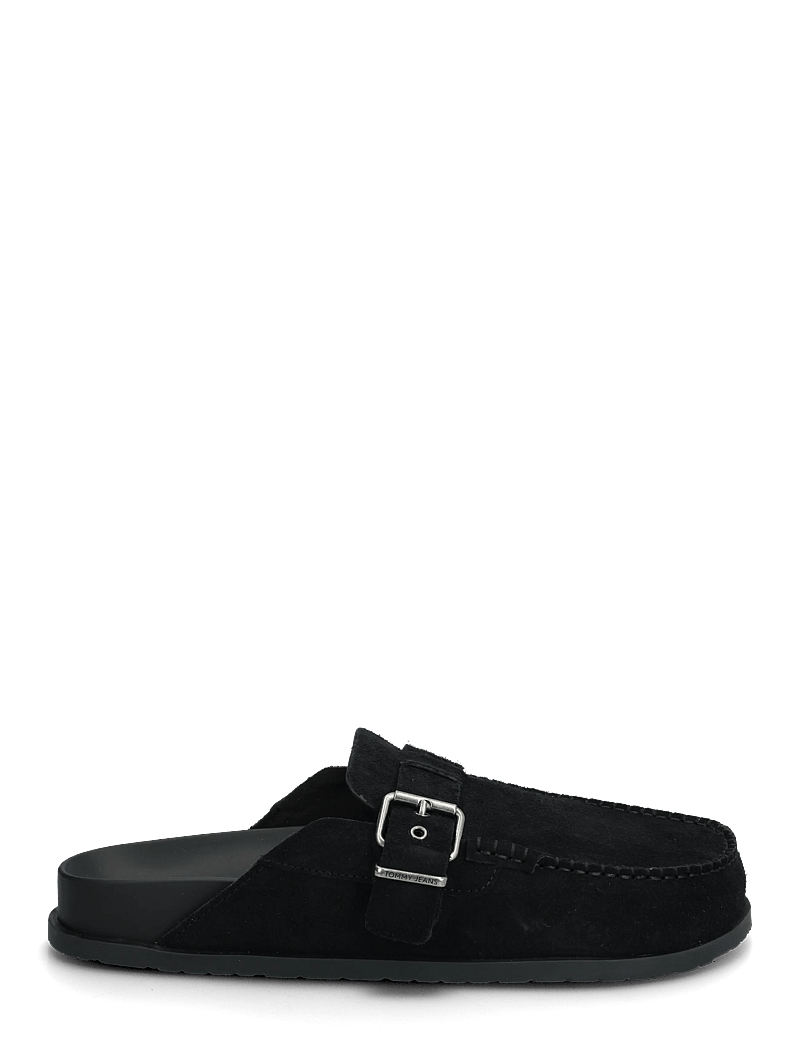 Tommy Hilfiger - BIND MULE WASHED SUEDE - shop efter anledning - black - 1