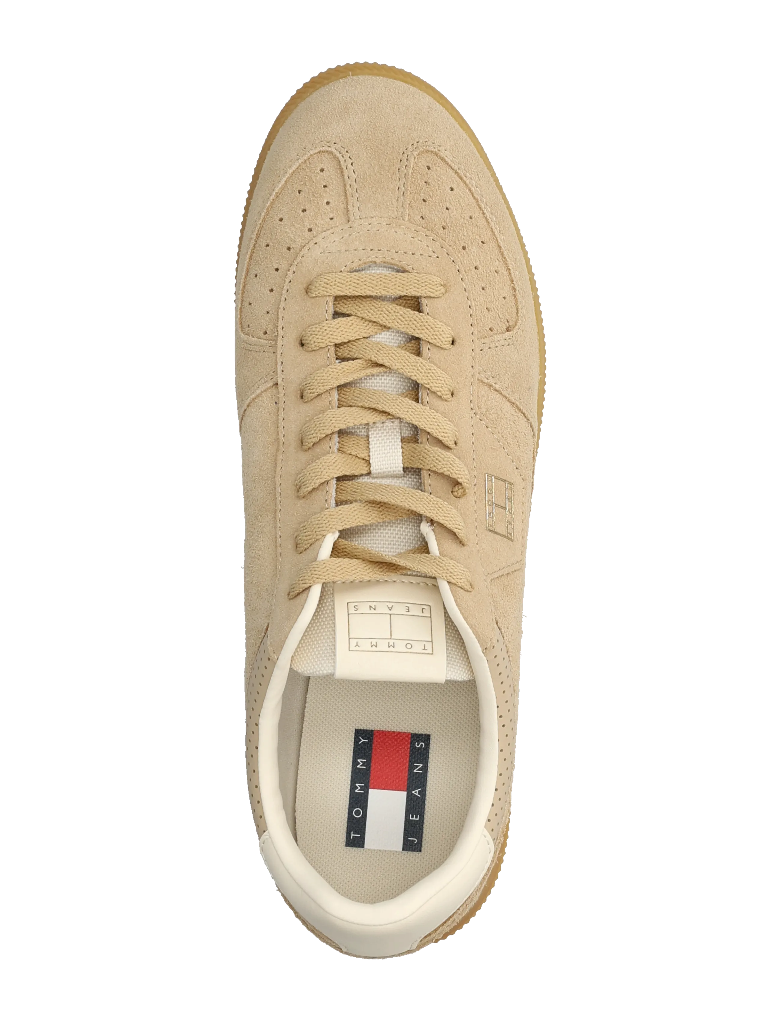 Tommy Hilfiger - THE GREENWICH EDGE SUEDE - lave sneakers - gentle gold - 3