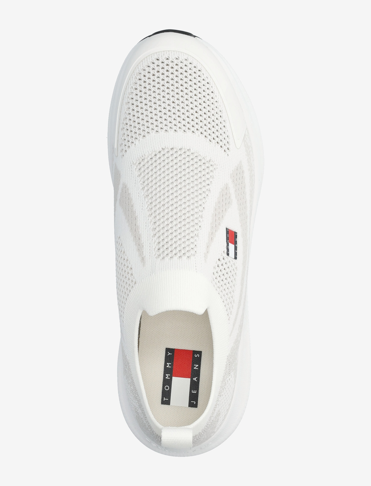 Tommy Hilfiger - TJM KNITTED RUNNER - slip-on sneakers - ecru - 3