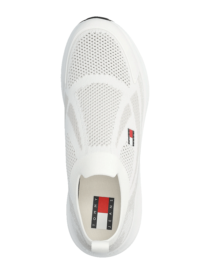 Tommy Hilfiger - TJM KNITTED RUNNER - slip-on sneakers - ecru - 3