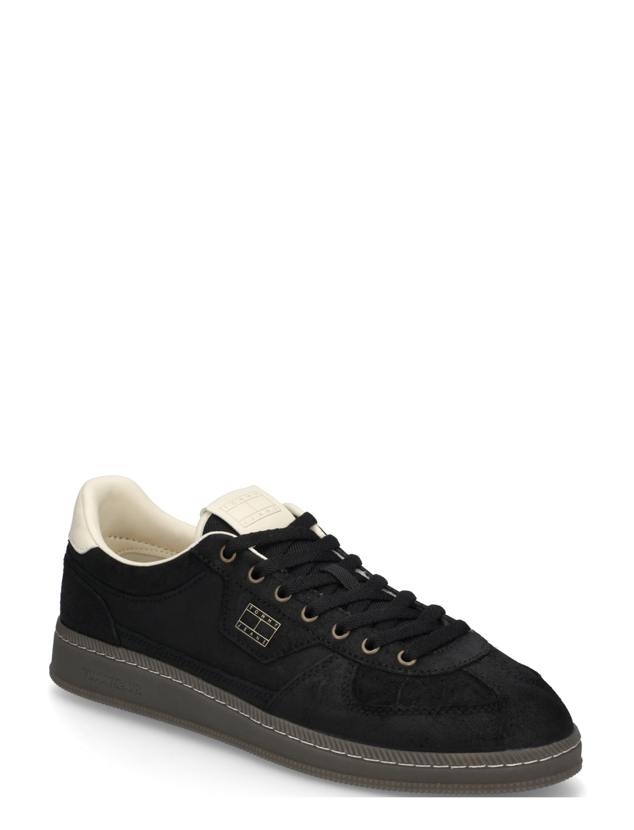 Tommy Hilfiger TOMMY JEANS SUEDE COURT - Osta olukorra järgi - BLACK / black