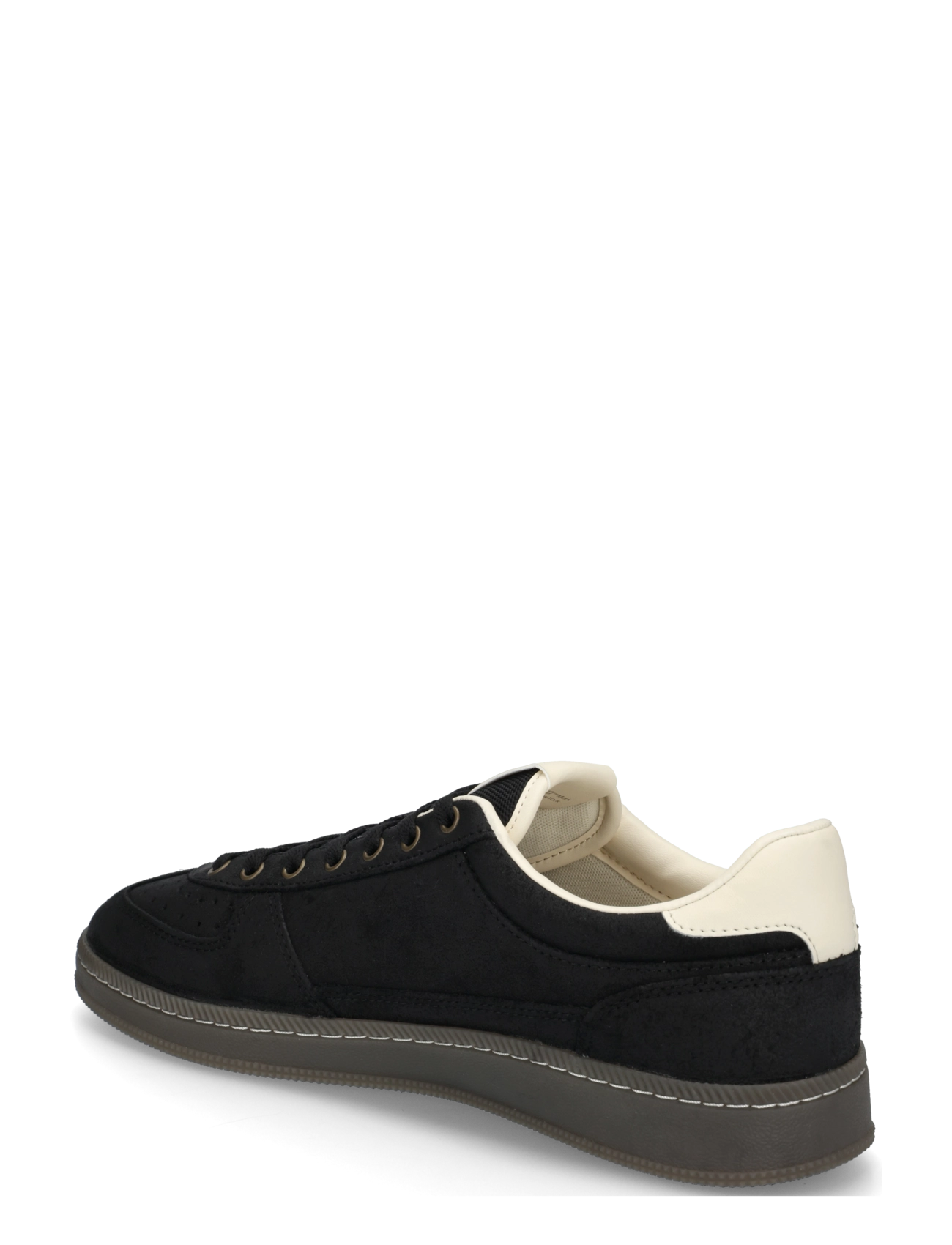 Tommy Hilfiger - TOMMY JEANS SUEDE COURT - madala säärega - black - 1