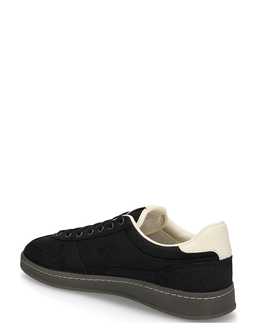 Tommy Hilfiger - TOMMY JEANS SUEDE COURT - madala säärega - black - 1