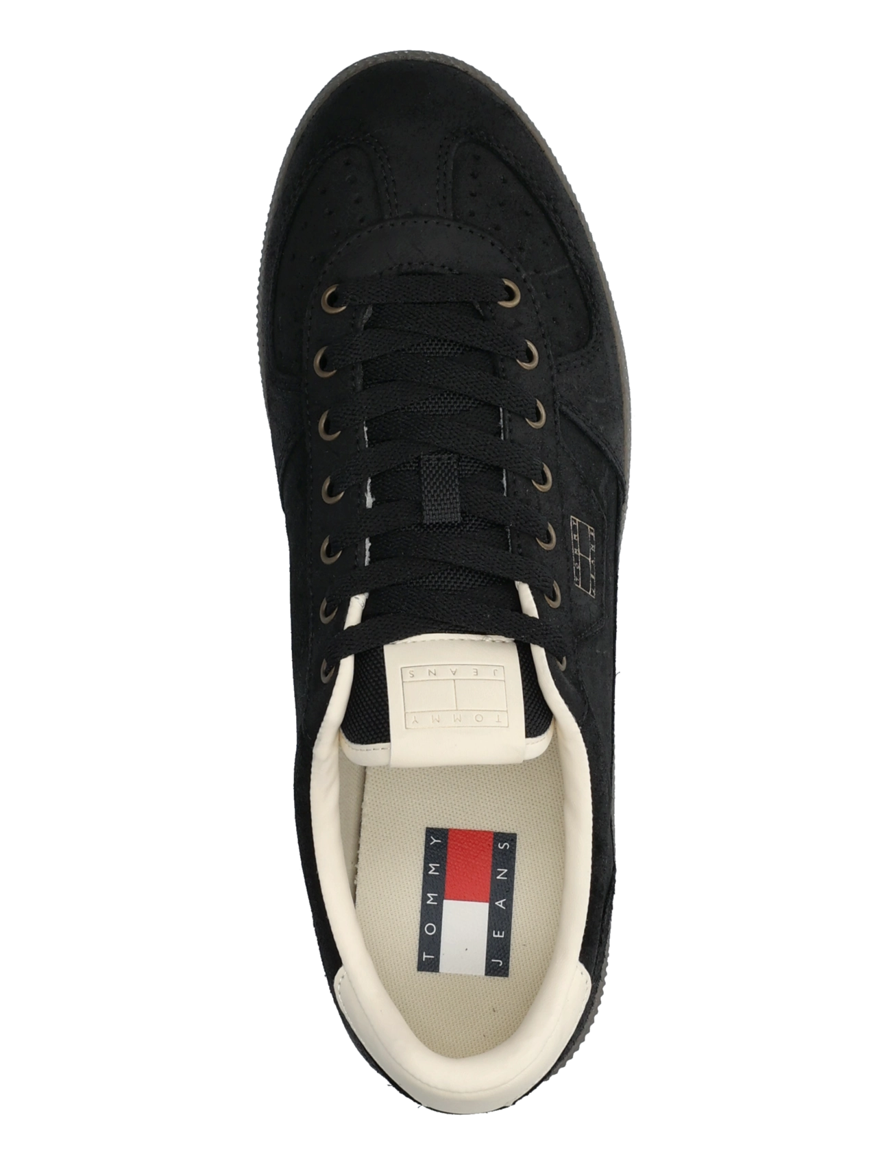 Tommy Hilfiger - TOMMY JEANS SUEDE COURT - madala säärega - black - 3