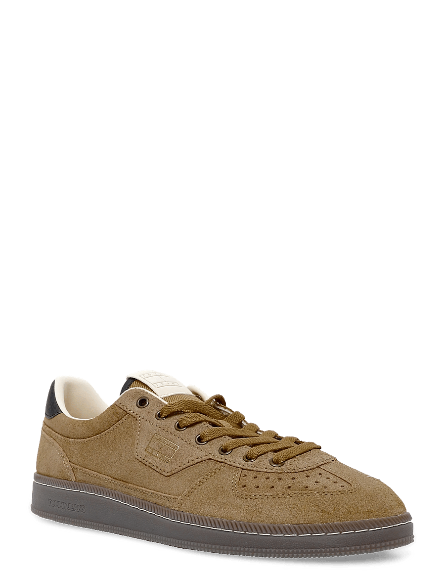 Tommy Hilfiger - TOMMY JEANS SUEDE COURT - low tops - dark dune - 0