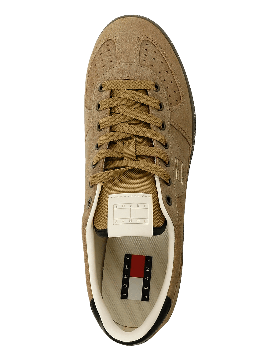 Tommy Hilfiger - TOMMY JEANS SUEDE COURT - low tops - dark dune - 3