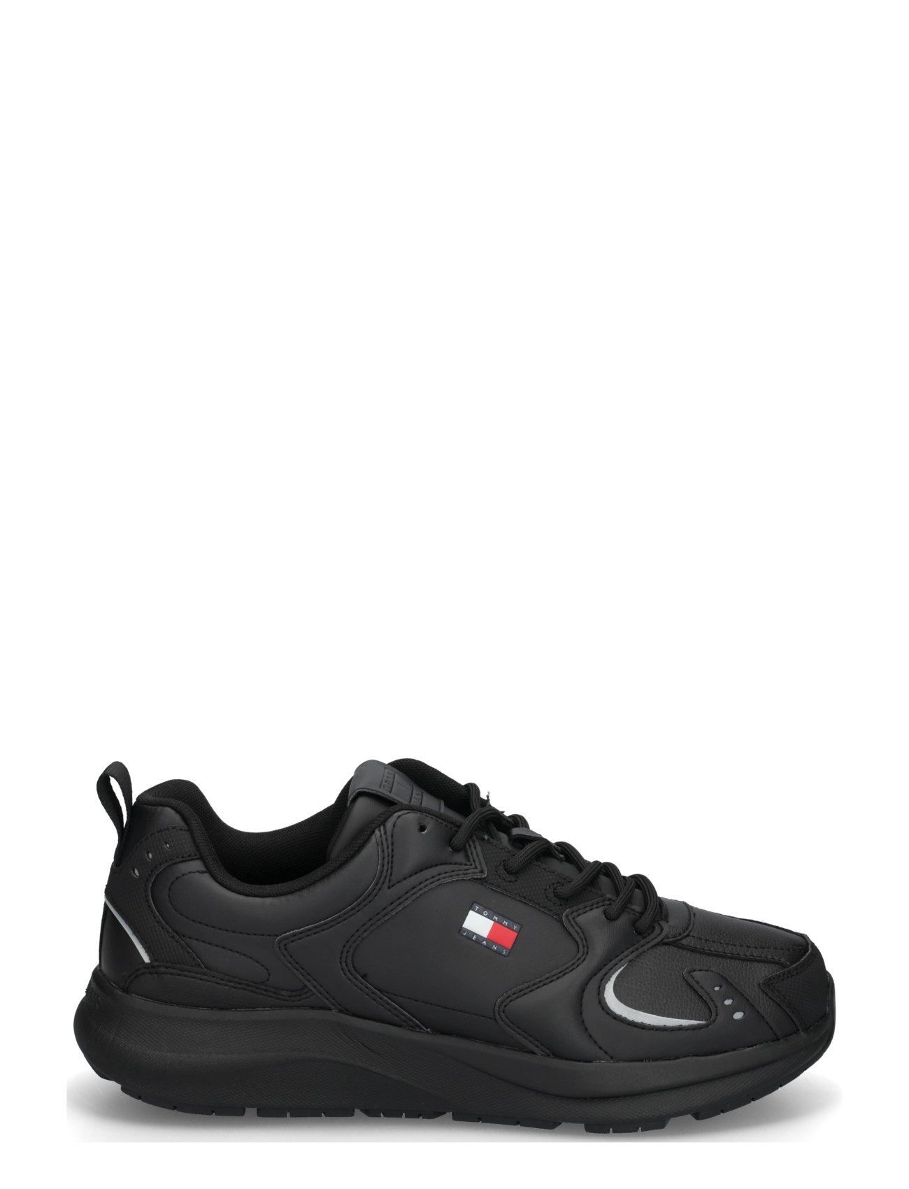 Tommy Hilfiger - TOMMY JEANS LTH RUNNER - lave sneakers - triple black - 2
