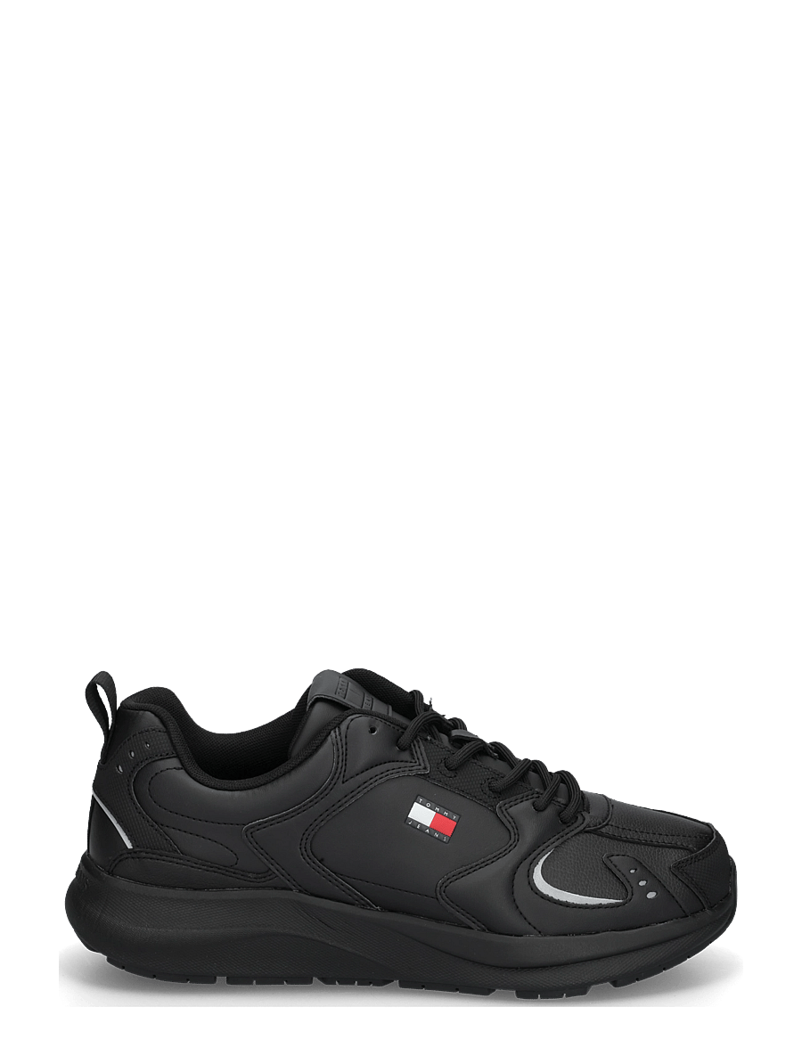Tommy Hilfiger - TOMMY JEANS LTH RUNNER - lave sneakers - triple black - 2