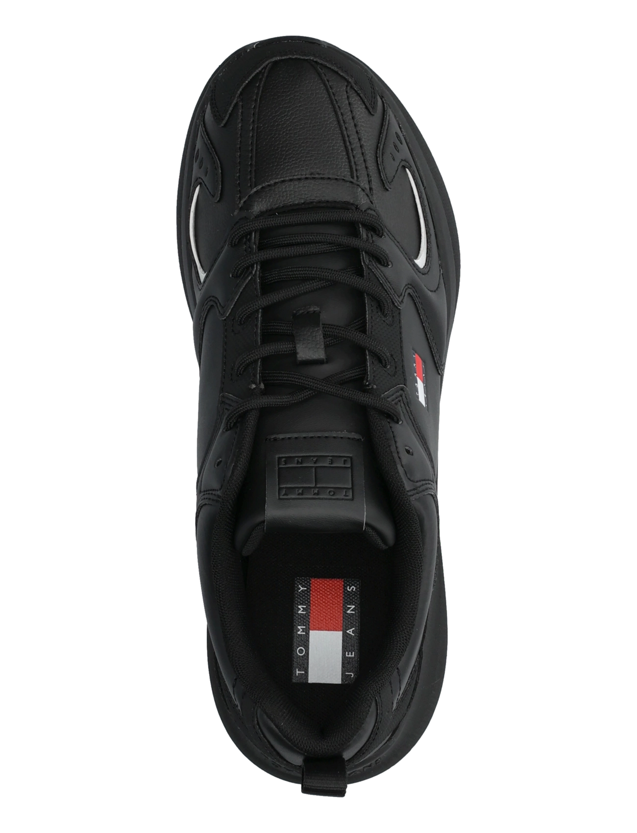 Tommy Hilfiger - TOMMY JEANS LTH RUNNER - lave sneakers - triple black - 3