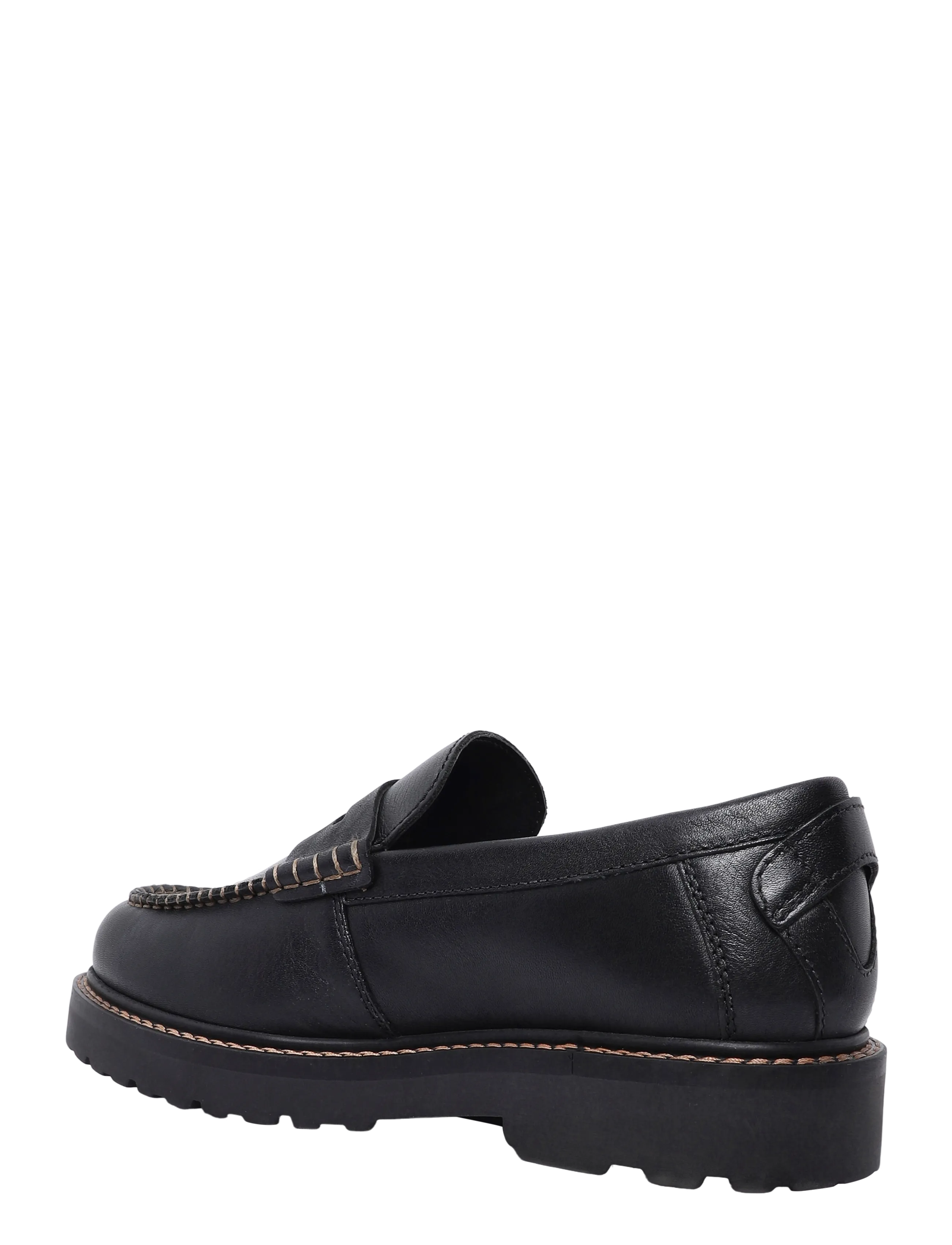 Tommy Hilfiger - ARCHIVE 01 LEATHER LOAFER - nach anlass kaufen - black - 1
