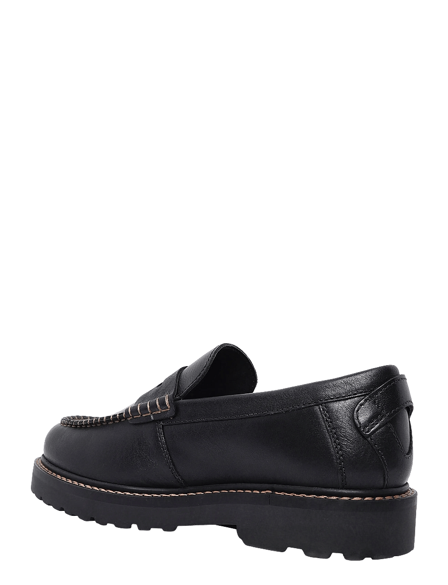 Tommy Hilfiger - ARCHIVE 01 LEATHER LOAFER - nach anlass kaufen - black - 1