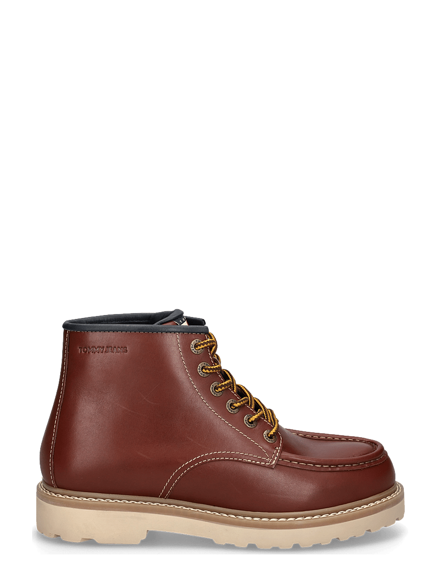 Tommy Hilfiger - ARCHIVE 01 AMERICAN LTH BOOT - laced boots - rich mocha - 2