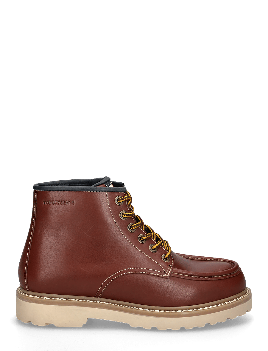 Tommy Hilfiger - ARCHIVE 01 AMERICAN LTH BOOT - kängor med snörning - rich mocha - 2