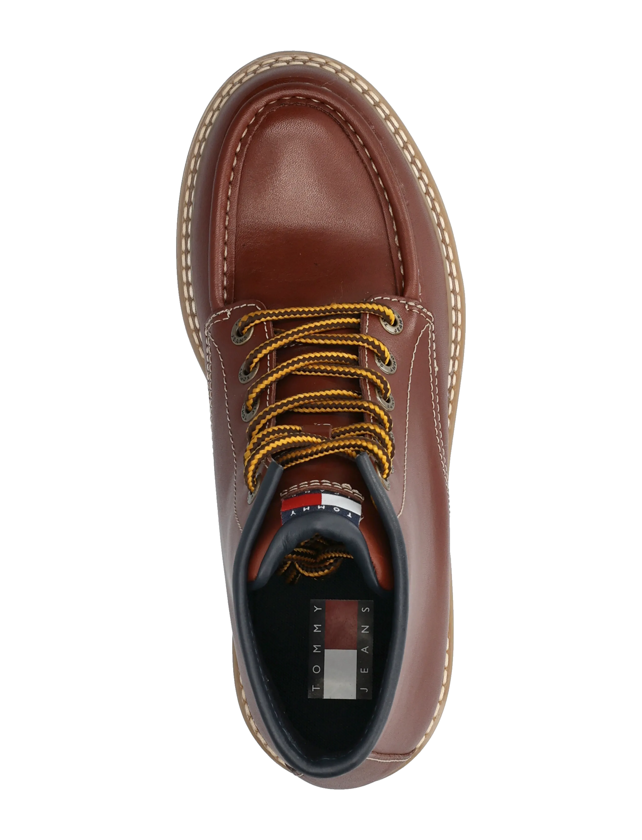 Tommy Hilfiger - ARCHIVE 01 AMERICAN LTH BOOT - kängor med snörning - rich mocha - 3