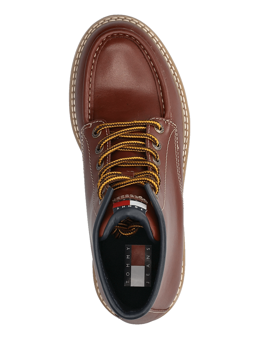 Tommy Hilfiger - ARCHIVE 01 AMERICAN LTH BOOT - laced boots - rich mocha - 3