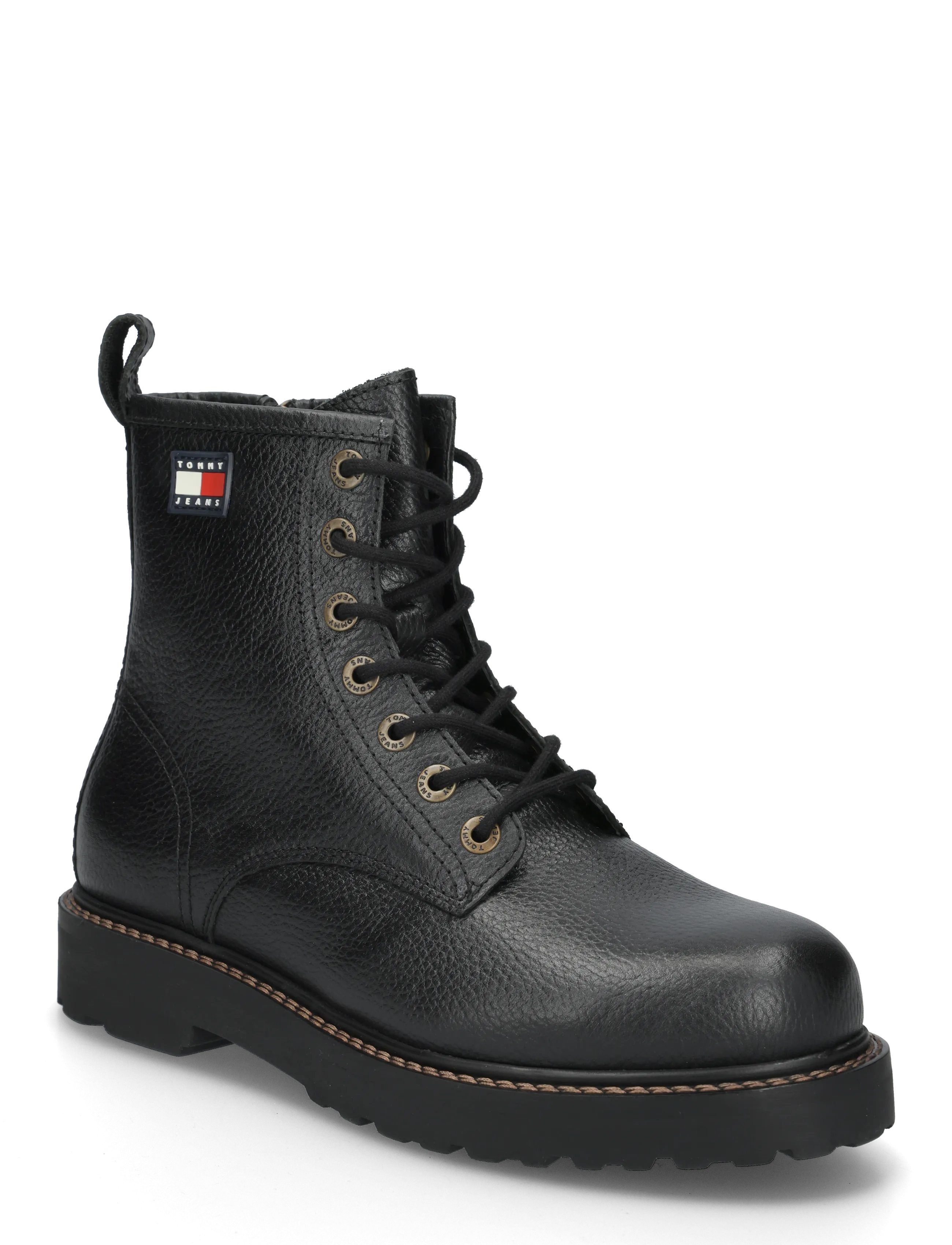 Tommy Hilfiger ARCHIVE 01  TUMBLE LACE UP WARM - Boots - BLACK / black