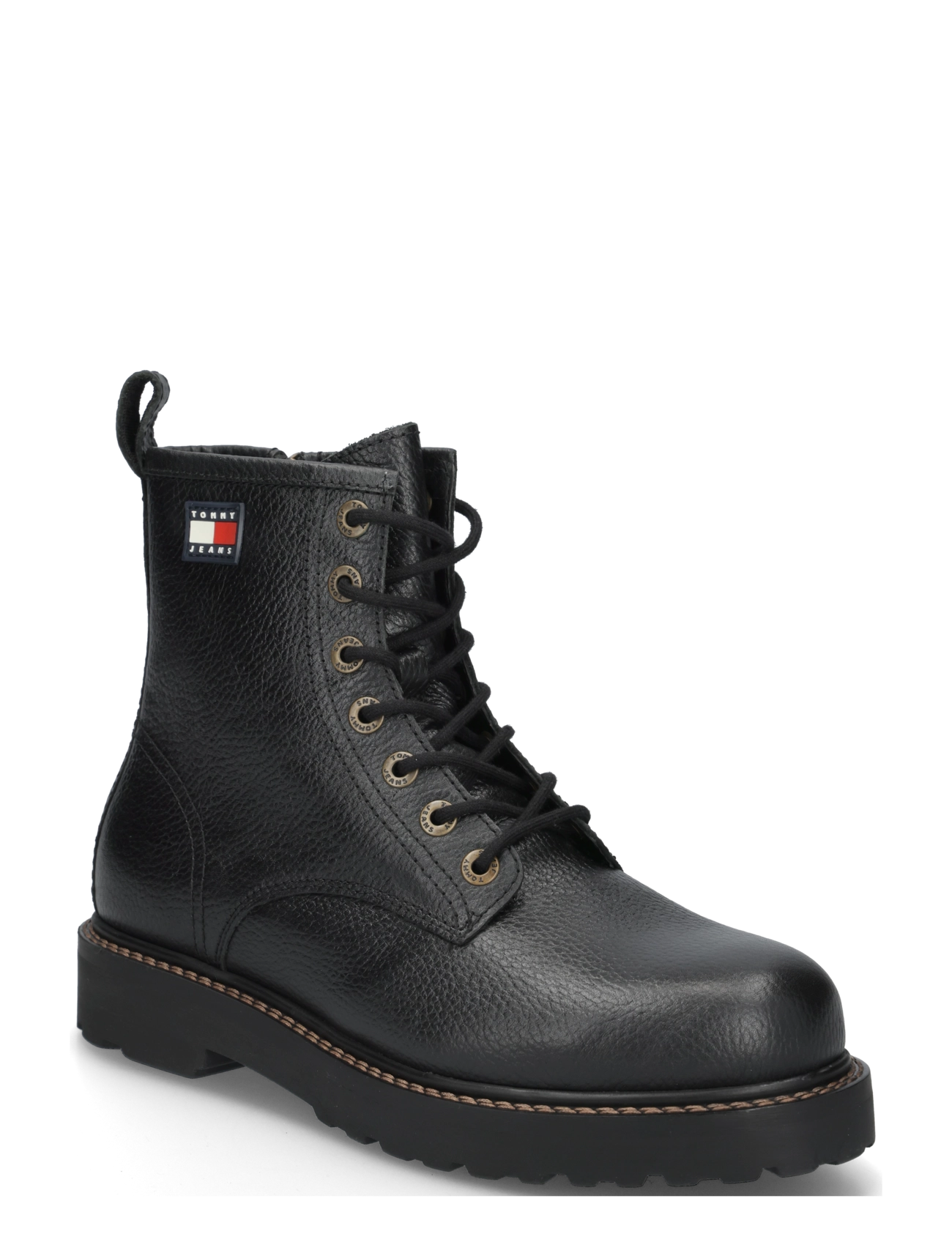 Tommy Hilfiger ARCHIVE 01  TUMBLE LACE UP WARM - Talvesaapad - BLACK / black