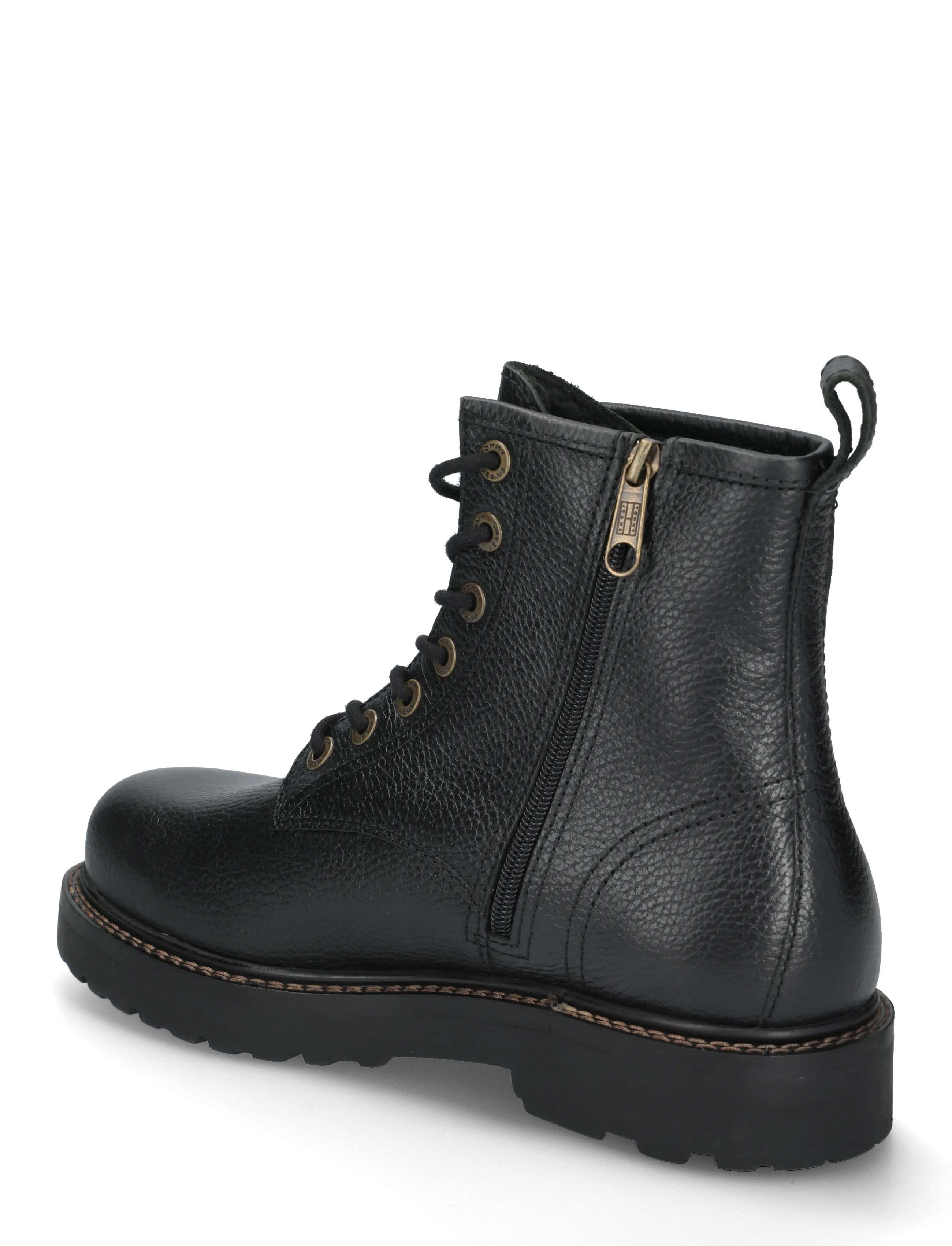 Tommy Hilfiger - ARCHIVE 01  TUMBLE LACE UP WARM - vinterkängor - black - 1