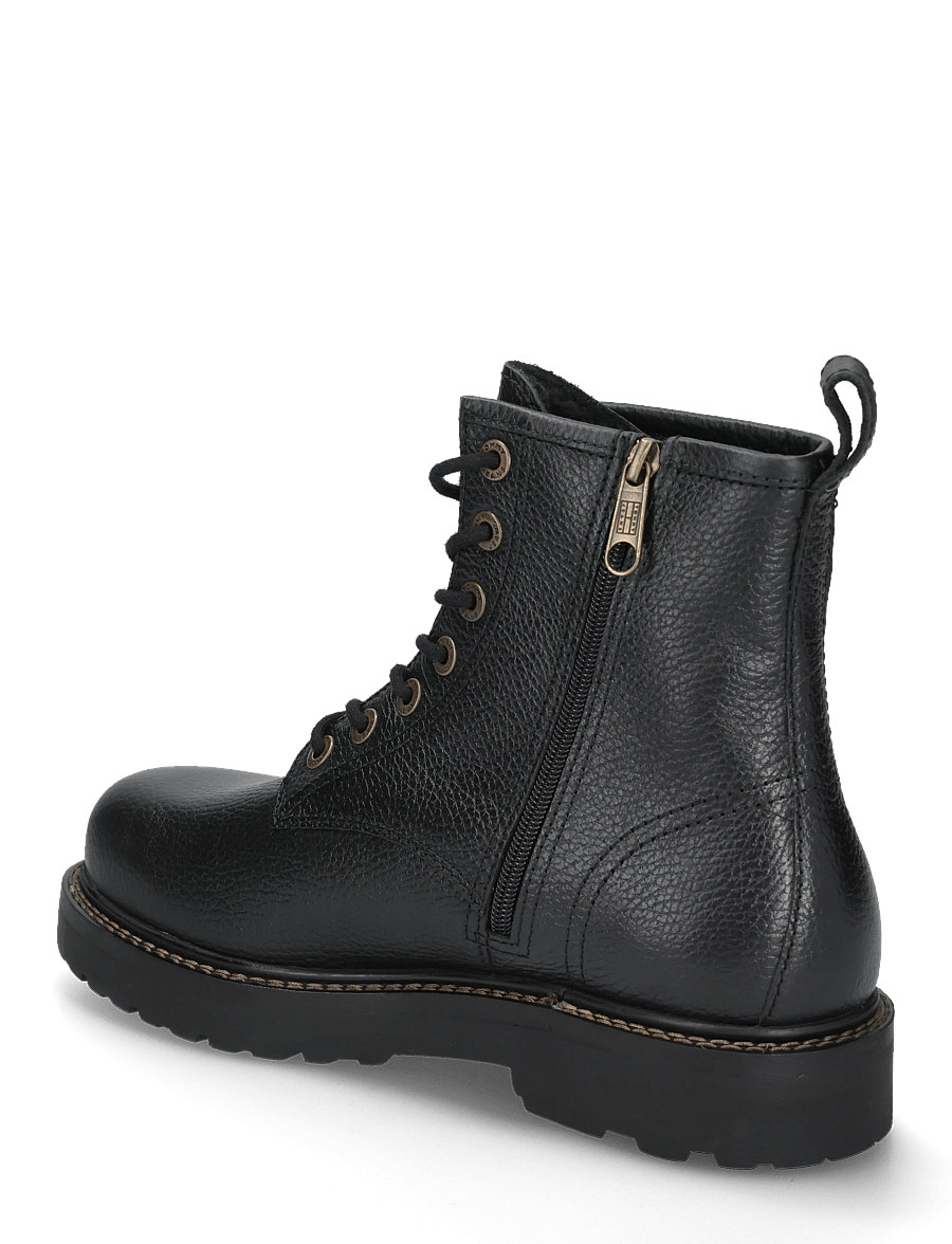 Tommy Hilfiger - ARCHIVE 01 TUMBLE LACE UP WARM - vinterkängor - black - 1