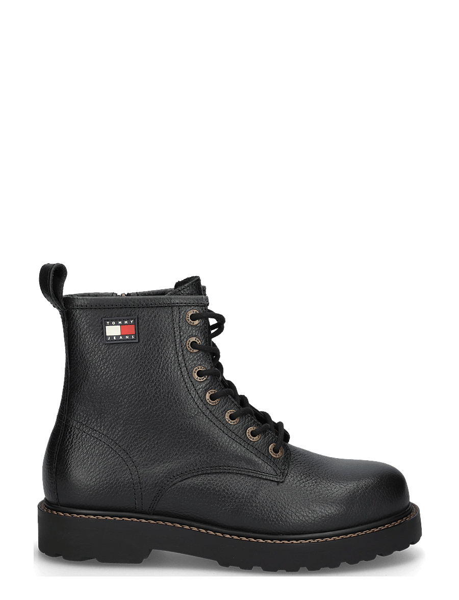 Tommy Hilfiger - ARCHIVE 01 TUMBLE LACE UP WARM - vinterstøvler - black - 2