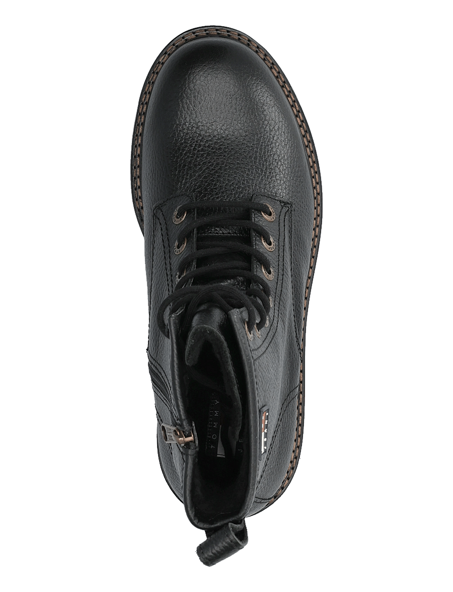 Tommy Hilfiger - ARCHIVE 01 TUMBLE LACE UP WARM - vinterstøvler - black - 3