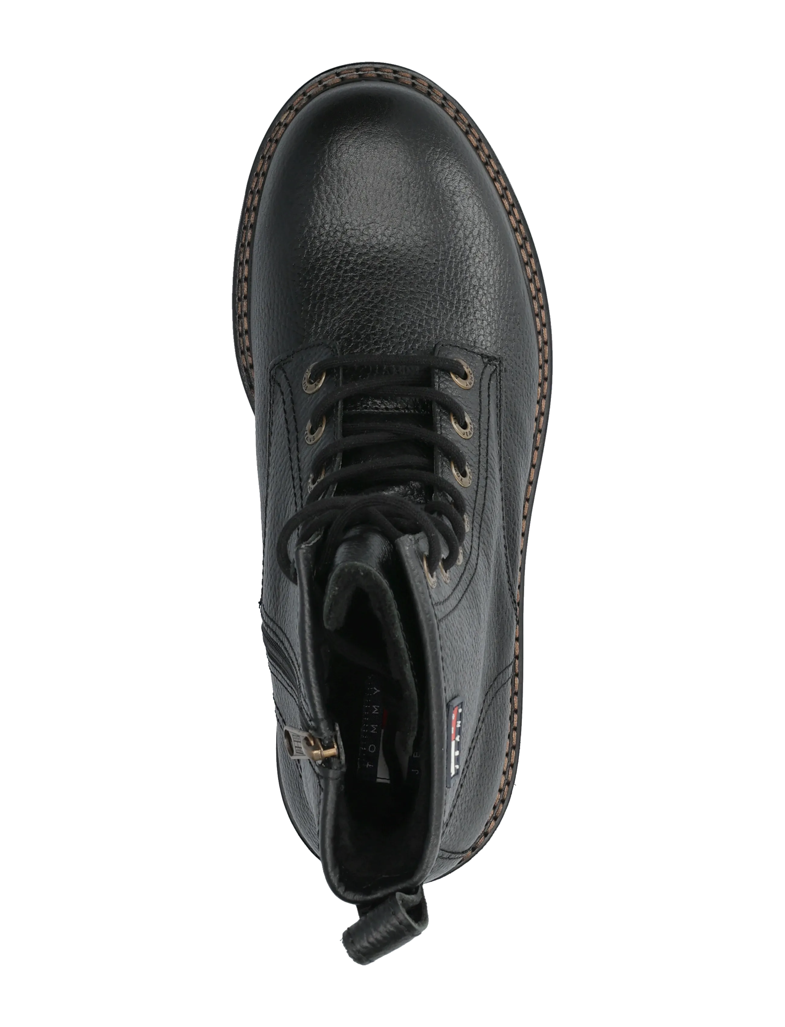 Tommy Hilfiger - ARCHIVE 01  TUMBLE LACE UP WARM - vinterkängor - black - 3