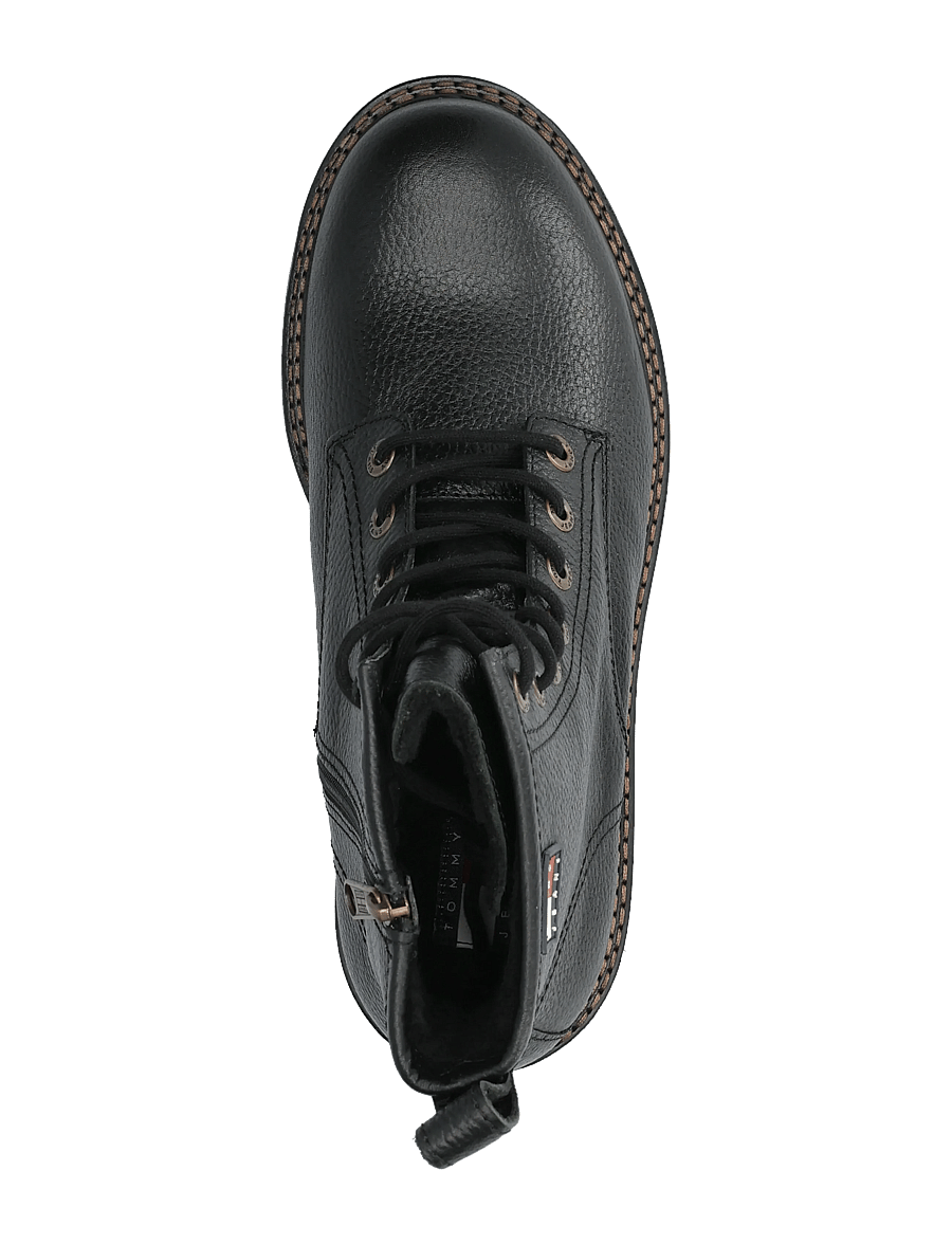 Tommy Hilfiger - ARCHIVE 01 TUMBLE LACE UP WARM - vinterkängor - black - 3