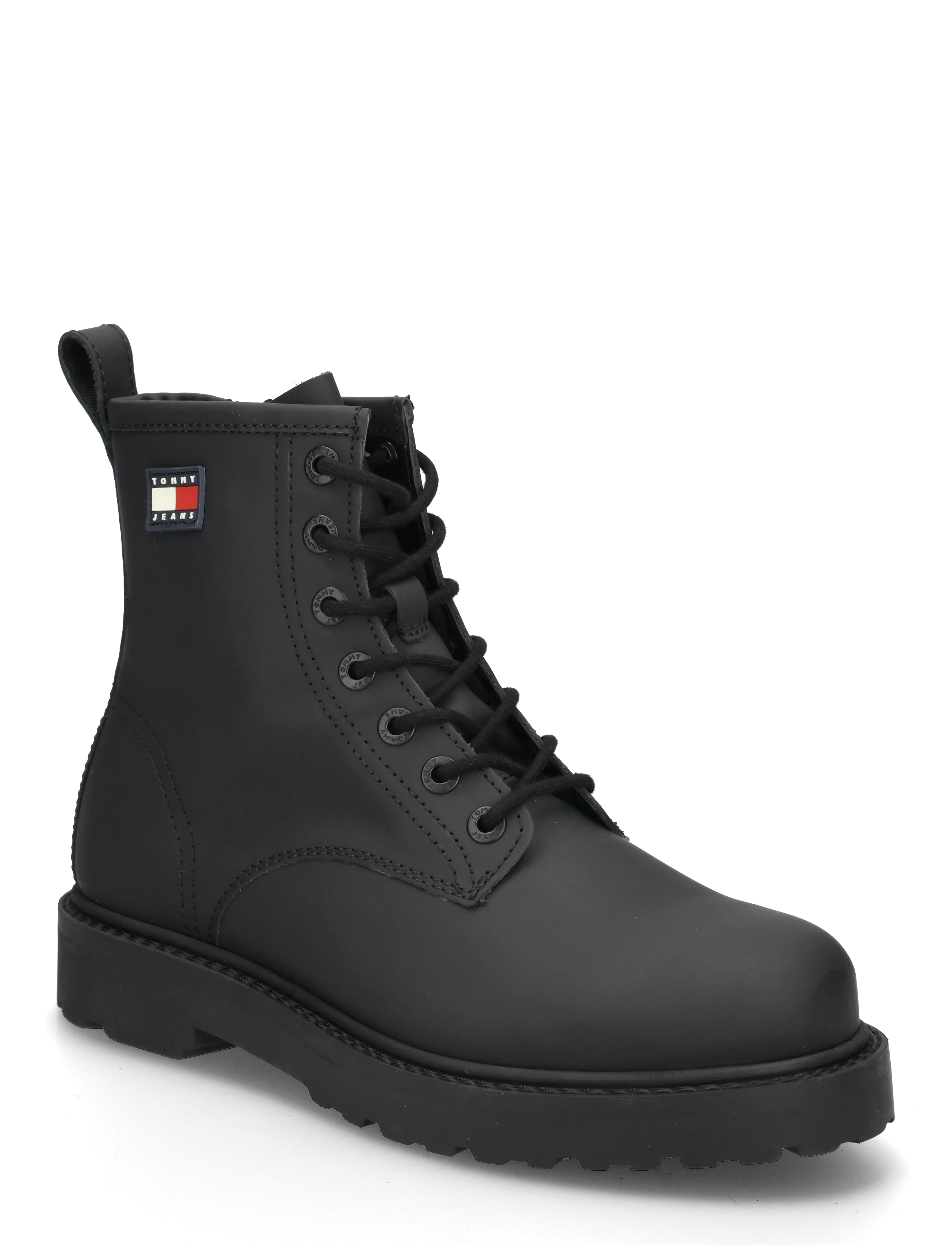 Tommy Hilfiger ARCHIVE 01 RUBBER LACE BOOT - Boots - BLACK / black