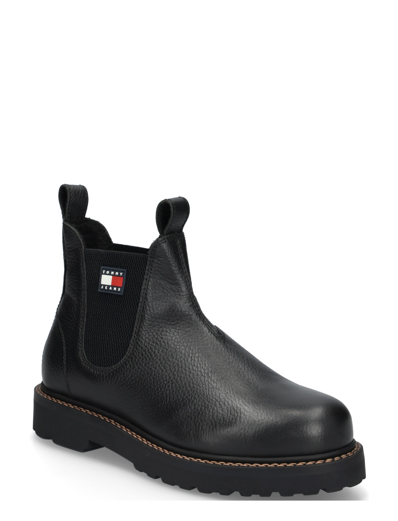 Tommy Hilfiger ARCHIVE 01  TUMBLE CHELSEA WARM - Shoes - BLACK / black