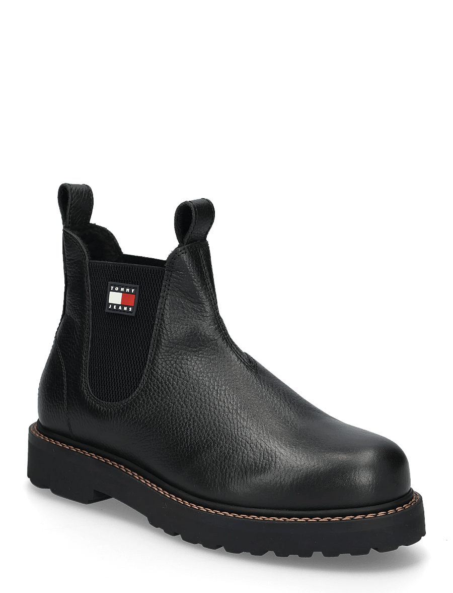 Tommy Hilfiger - ARCHIVE 01 TUMBLE CHELSEA WARM - chelsea boots - black - 0