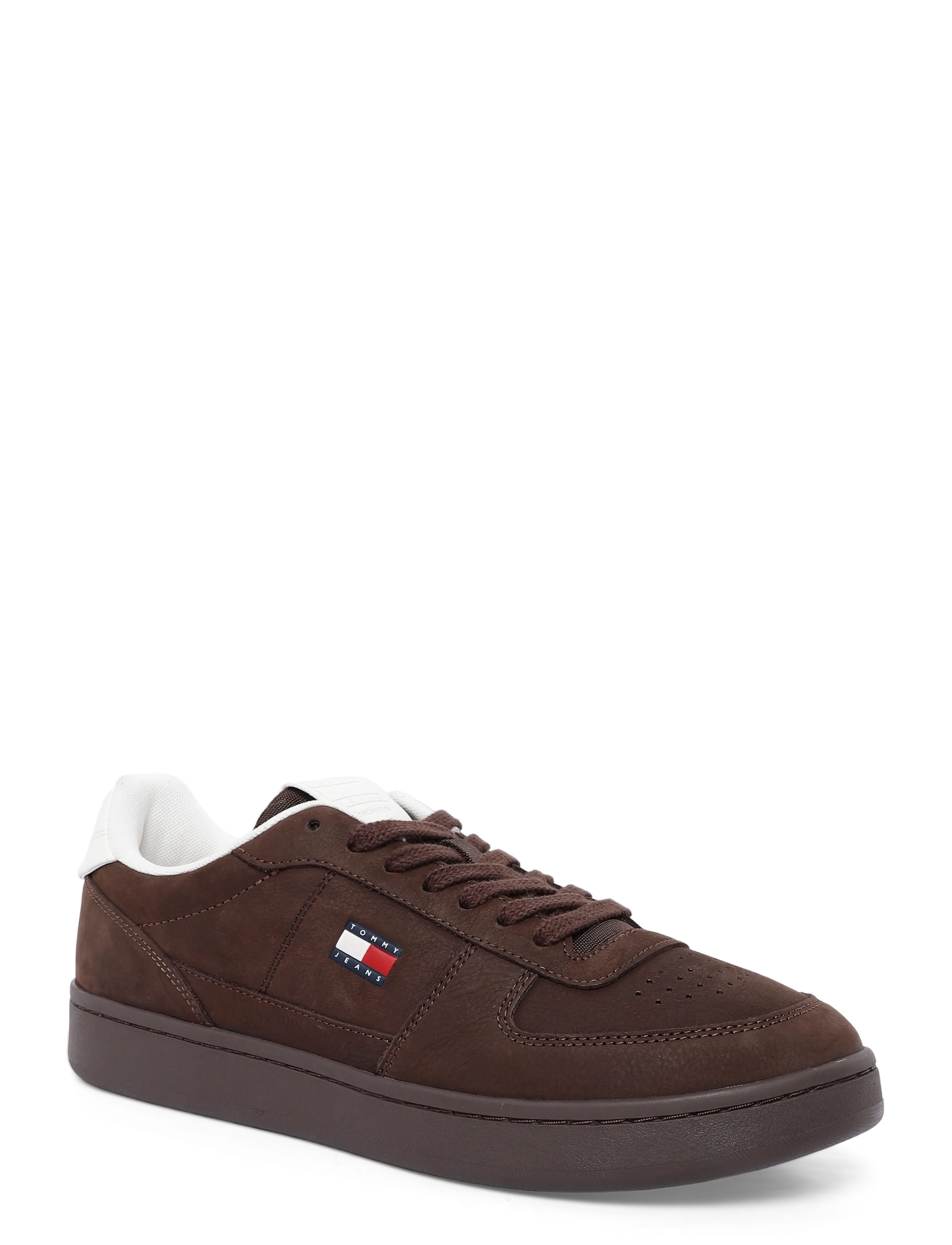Tommy Hilfiger ARCHIVE 98 NUBUCK COURT - Low-Top Sneaker - DEEP BROWN / brown