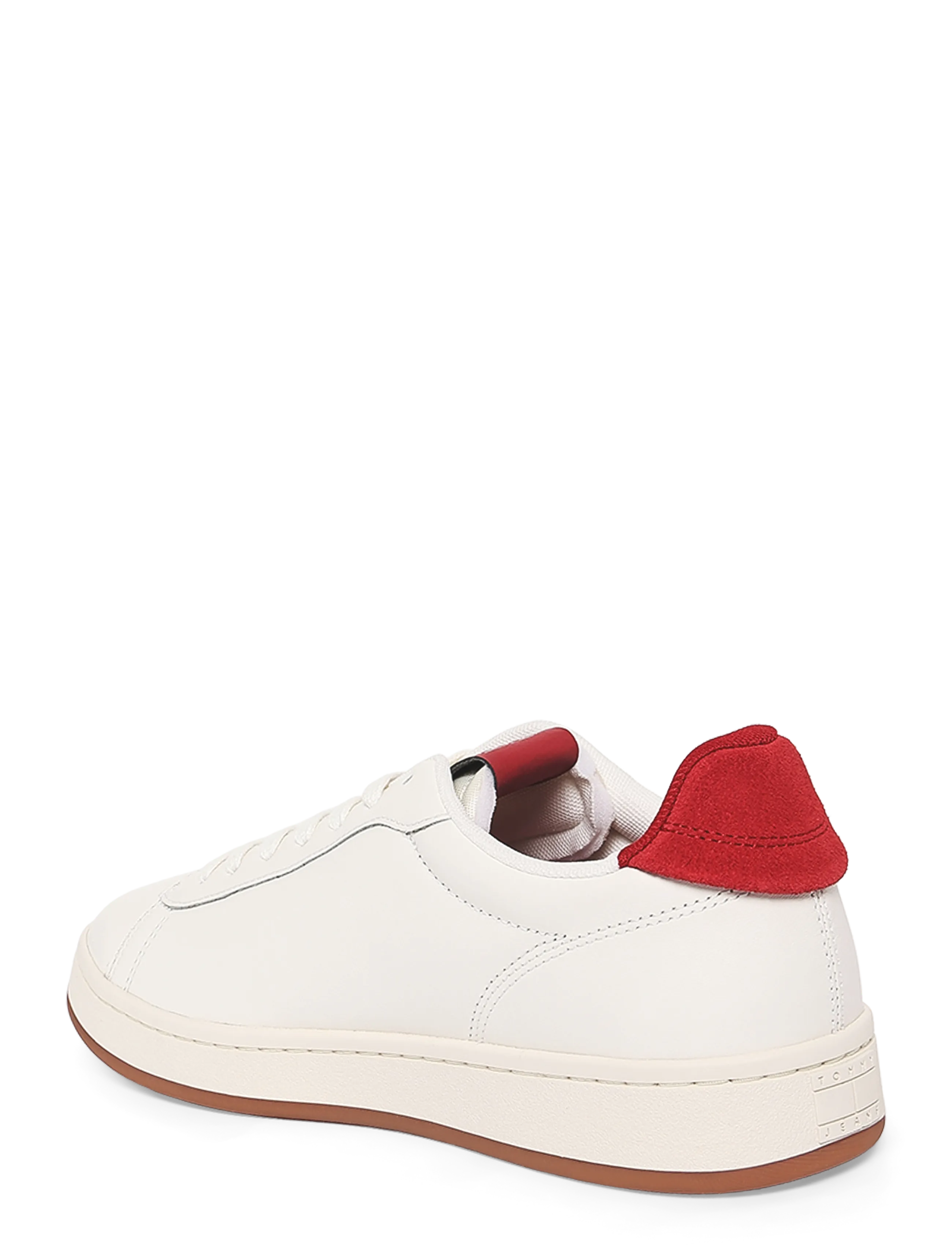 Tommy Hilfiger - ARCHIVE 98 LEATHER COURT - låga sneakers - ivory arizona red - 1