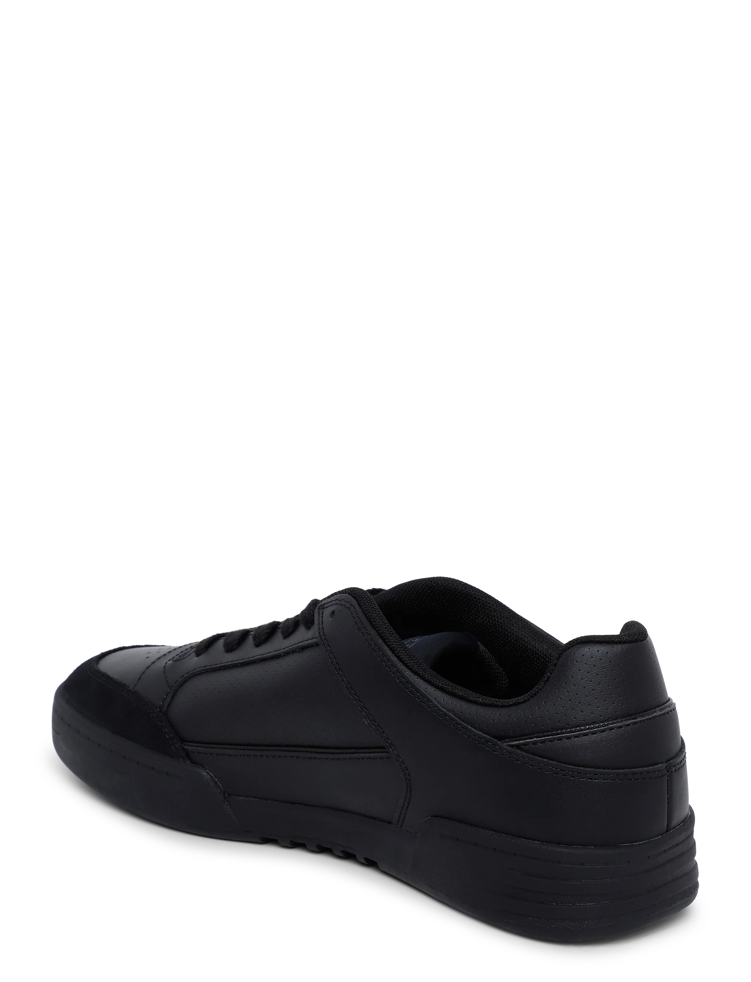 Tommy Hilfiger - TOMMY JEANS PINPERF LTH BASKET - låga sneakers - black - 1