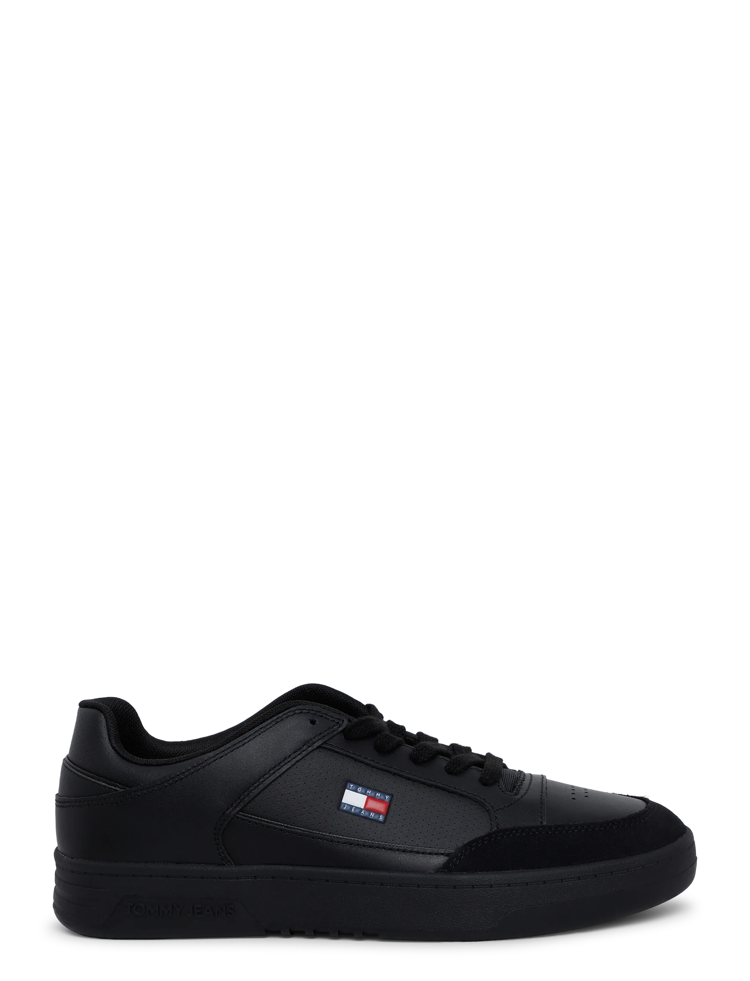 Tommy Hilfiger - TOMMY JEANS PINPERF LTH BASKET - låga sneakers - black - 2
