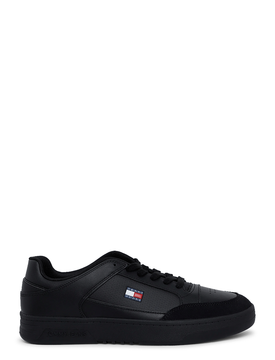 Tommy Hilfiger - TOMMY JEANS PINPERF LTH BASKET - låga sneakers - black - 2