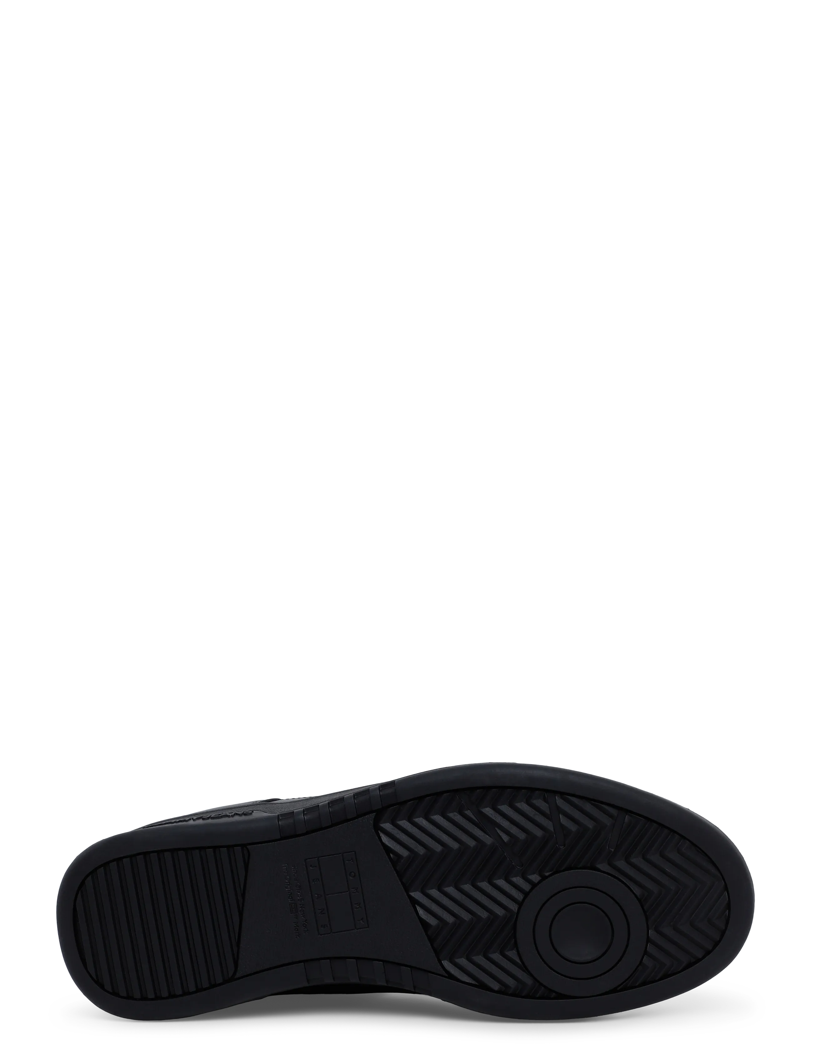 Tommy Hilfiger - TOMMY JEANS PINPERF LTH BASKET - låga sneakers - black - 4