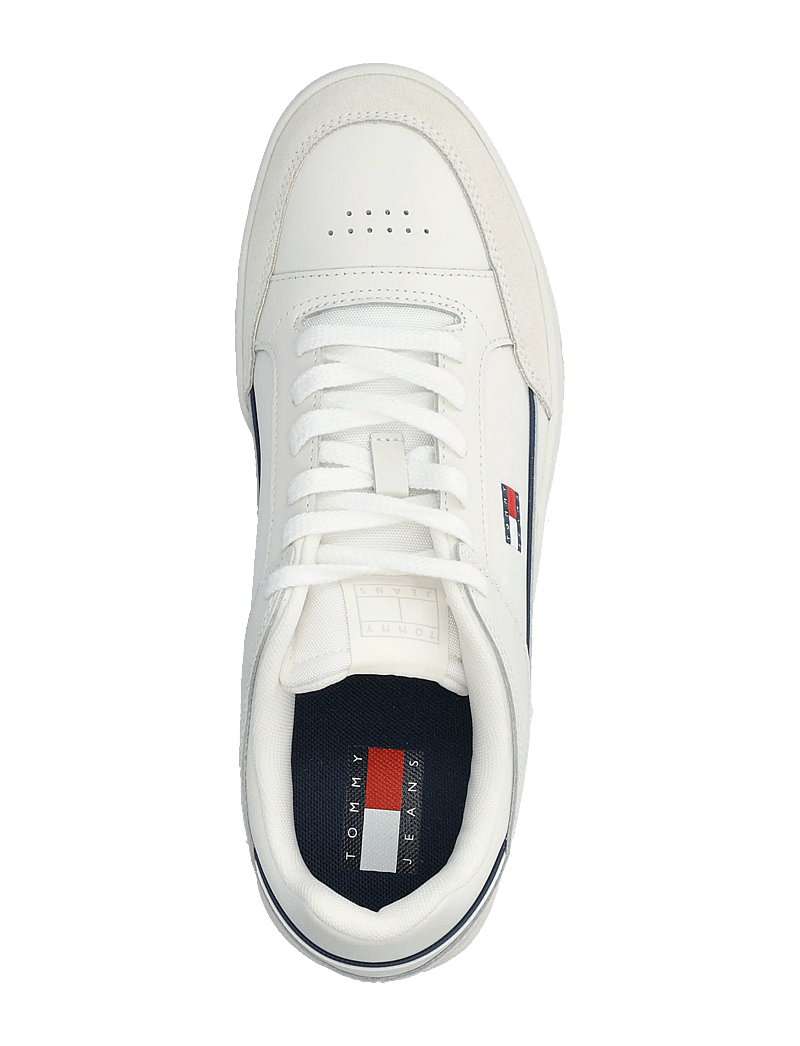 Tommy Hilfiger - TOMMY JEANS PINPERF LTH BASKET - sneakersy niskie - ecru - 3