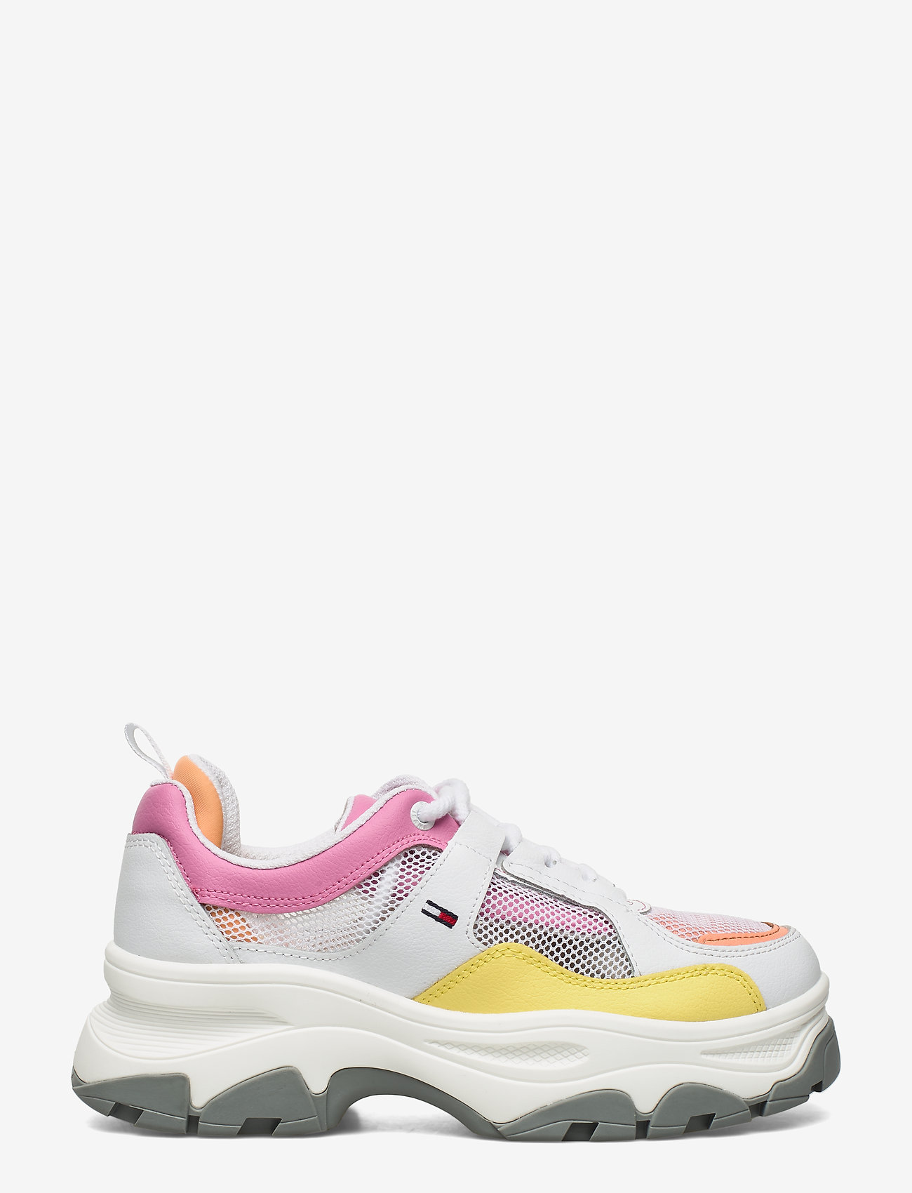 Tommy Hilfiger - RECYCLED MESH FLATFORM SHOE - white - 1