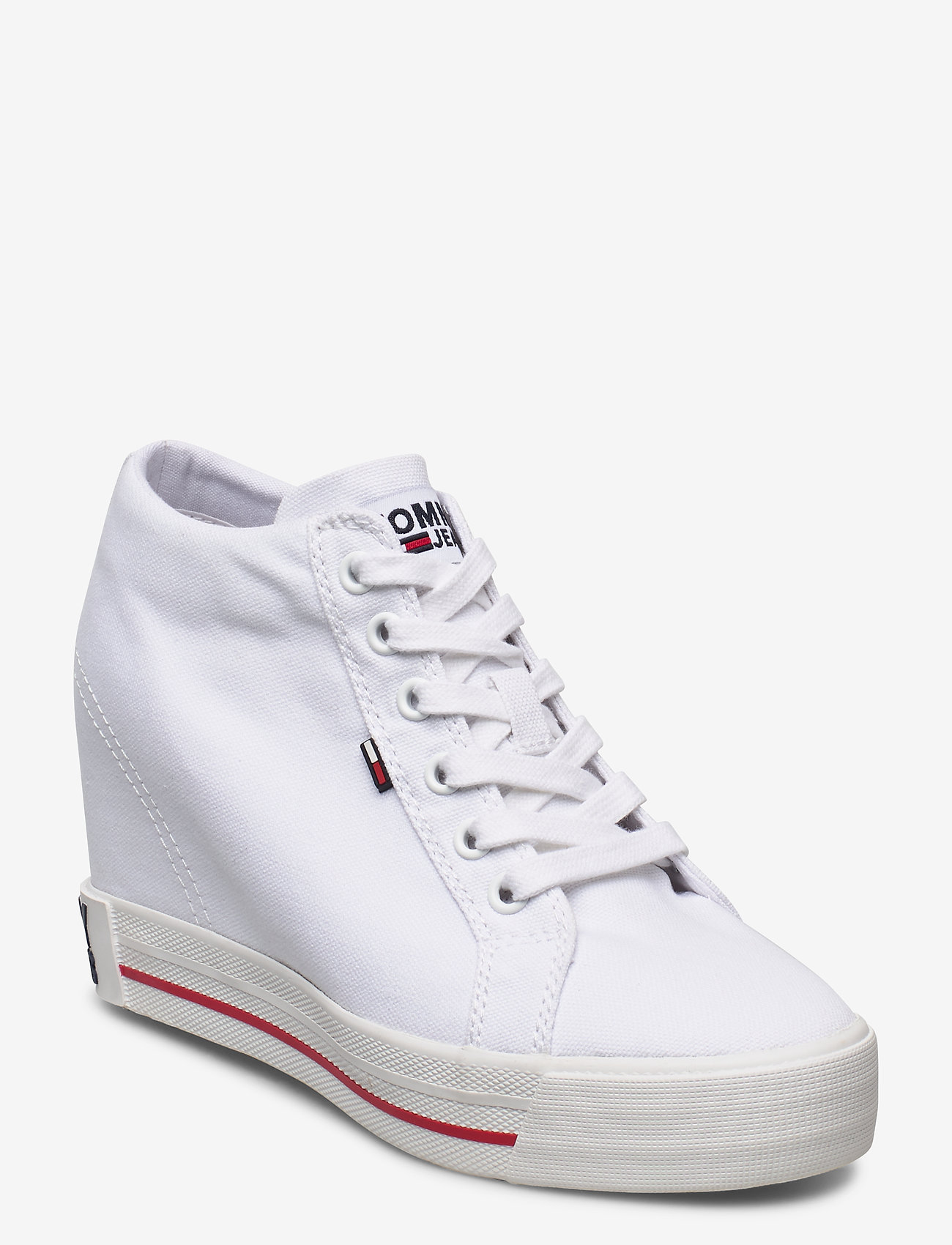 Tommy Hilfiger - WEDGE CASUAL SNEAKER - white - 0