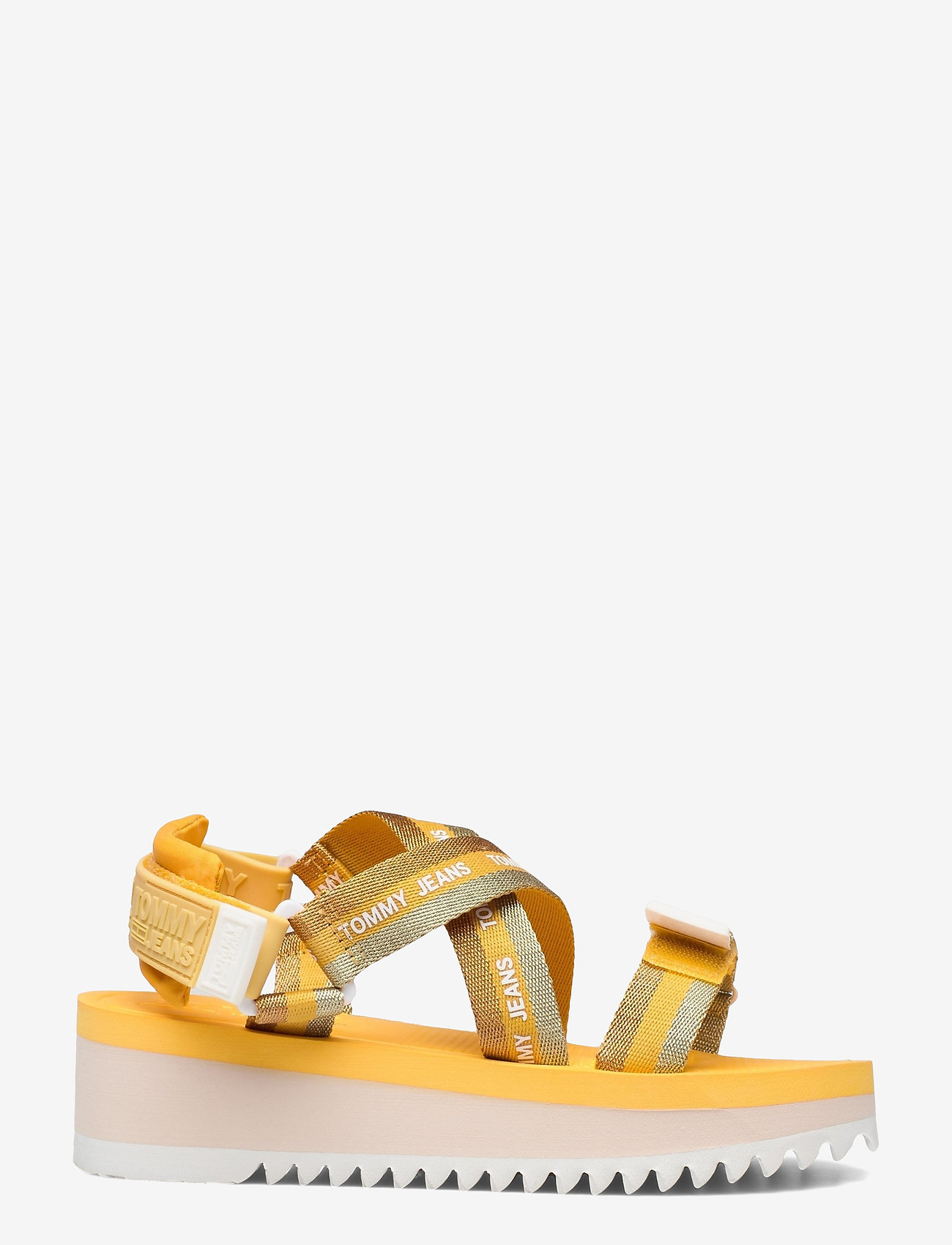 Tommy Hilfiger - LUREX WEBBING STRAPPY SANDAL - florida orange - 1