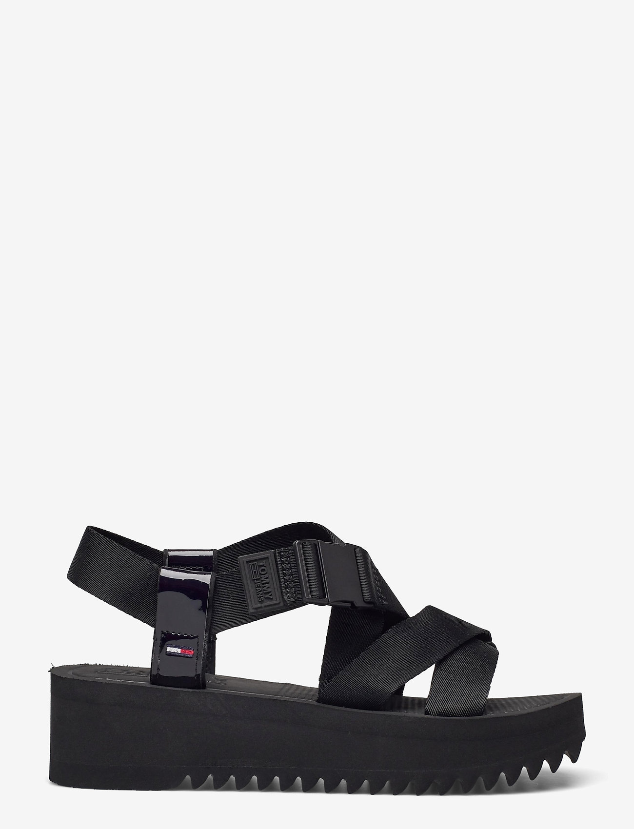 Tommy Hilfiger - IRIDESCENT STRAPPY SANDAL - black - 1
