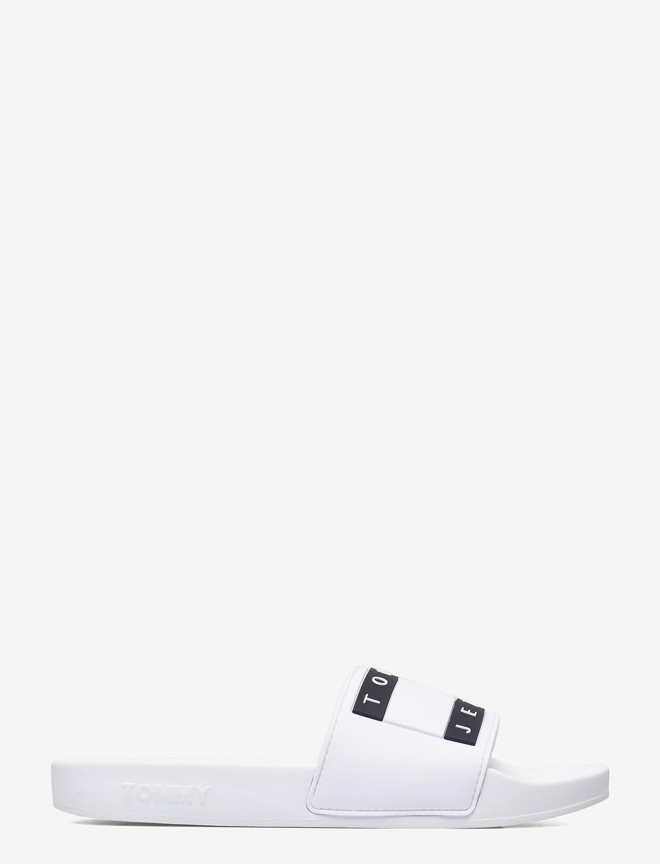 Tommy Hilfiger - TOMMY JEANS FLAG POOL SLIDE - white - 1