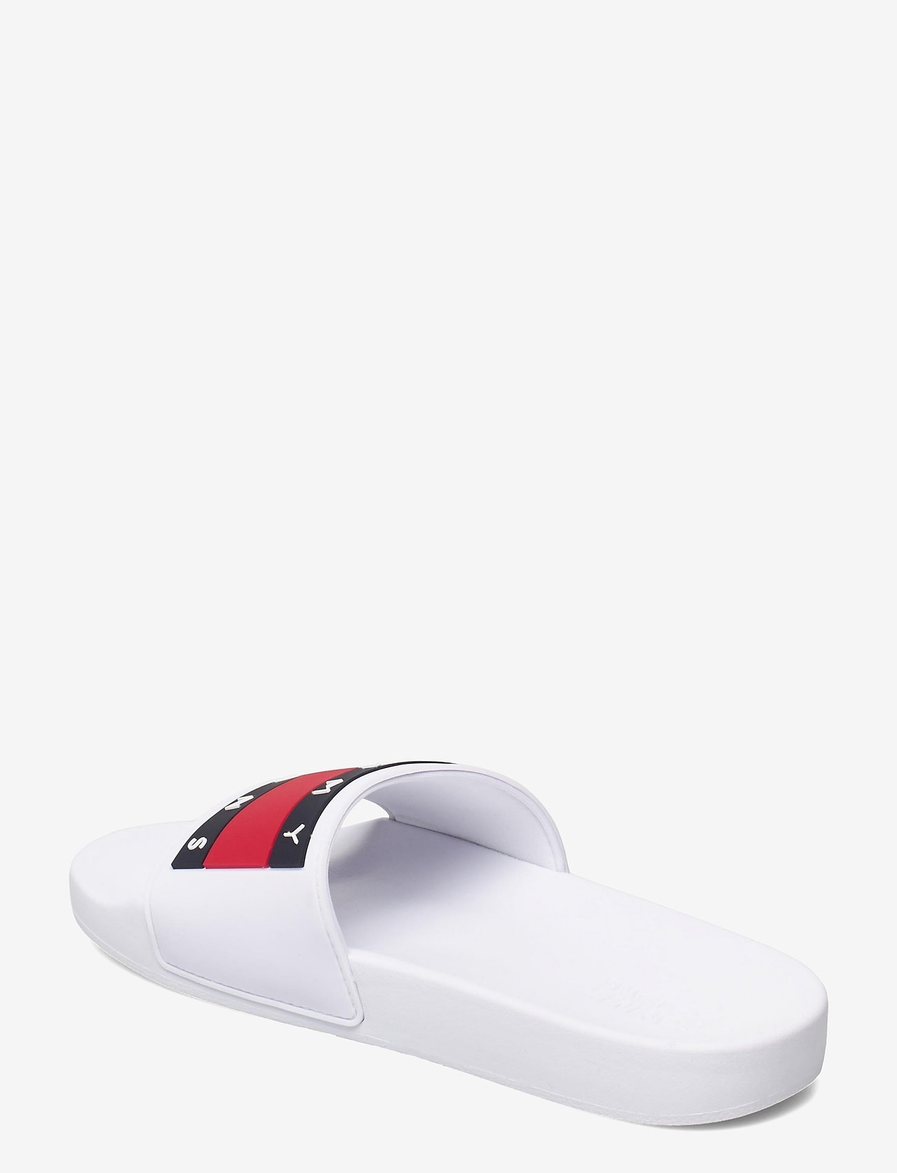 Tommy Hilfiger - TOMMY JEANS FLAG POOL SLIDE - white - 2